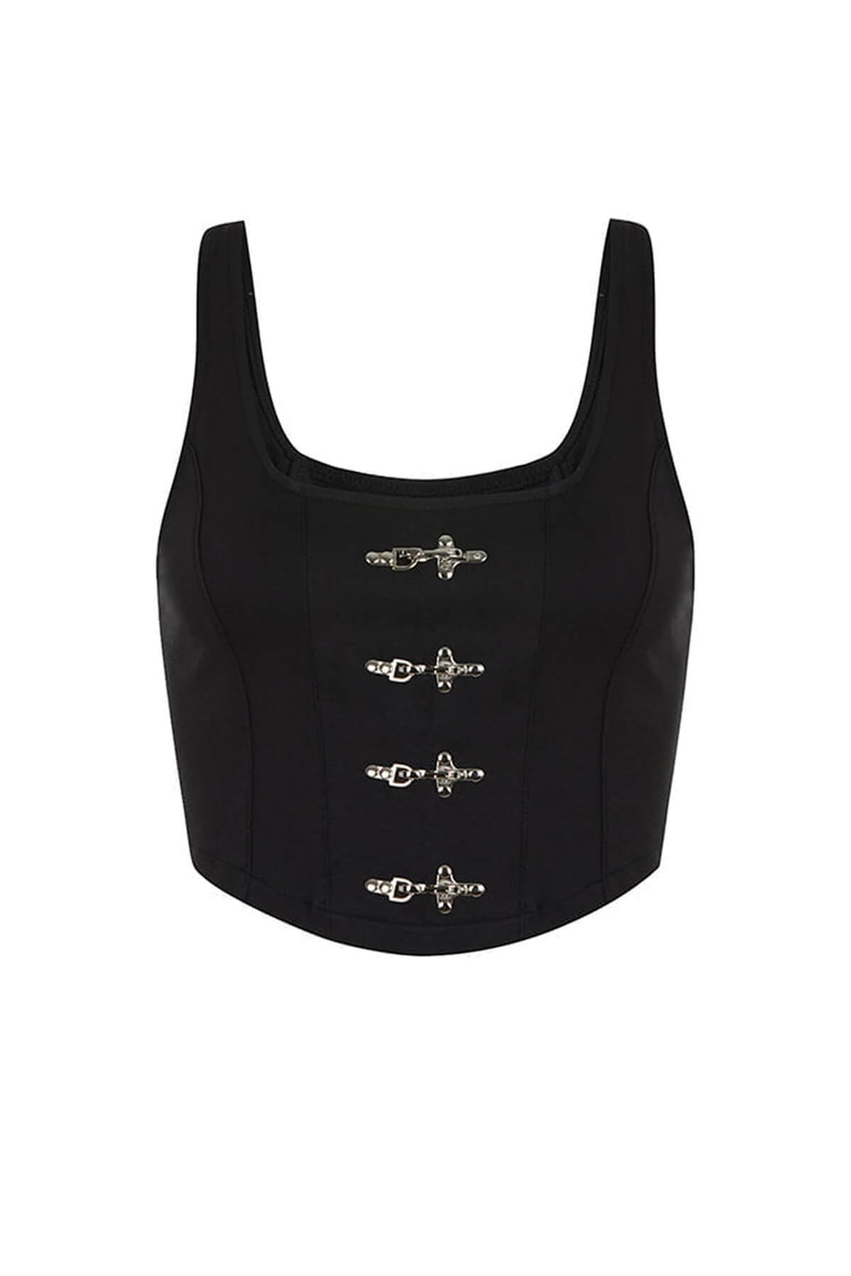 Lola Crop Black