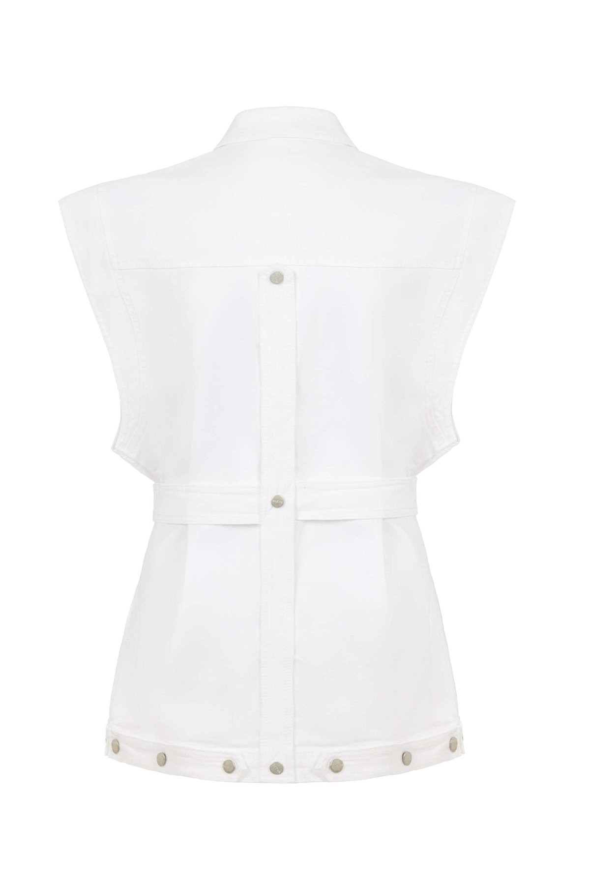 Haily Vest White