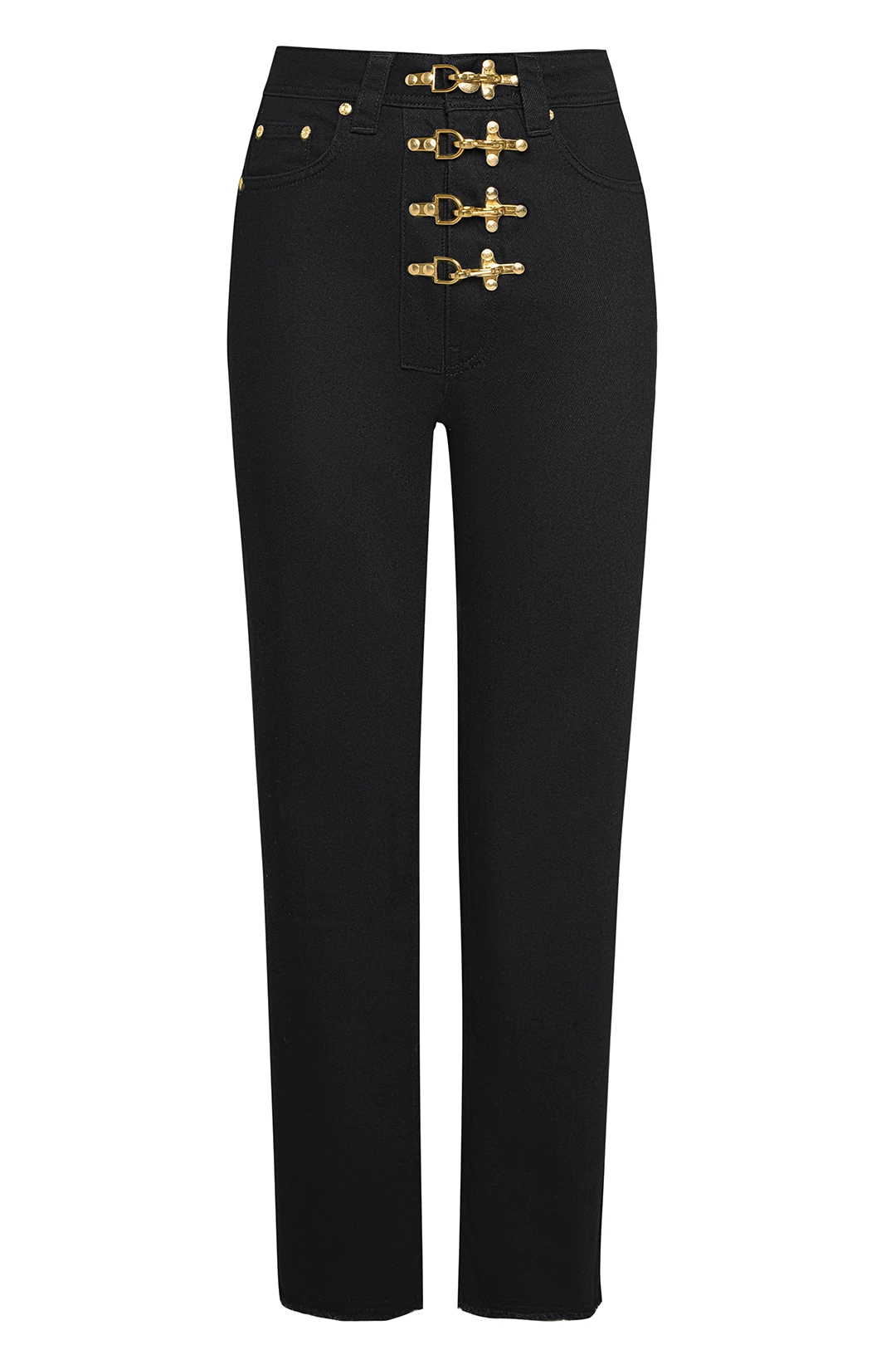 Gaia Jeans Black - Gold