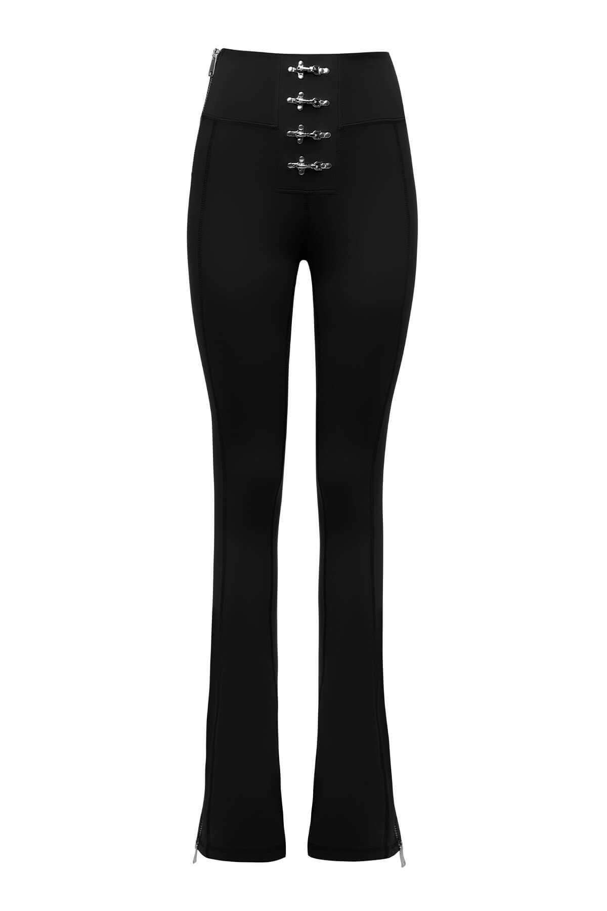 Gaia Flare Leggings Black