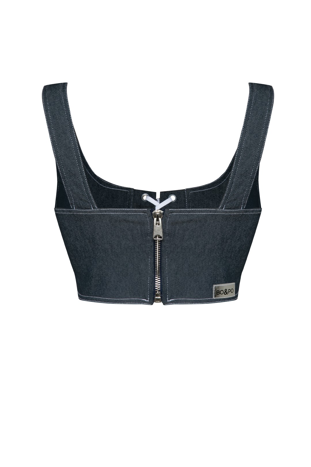 Santa Top Blue