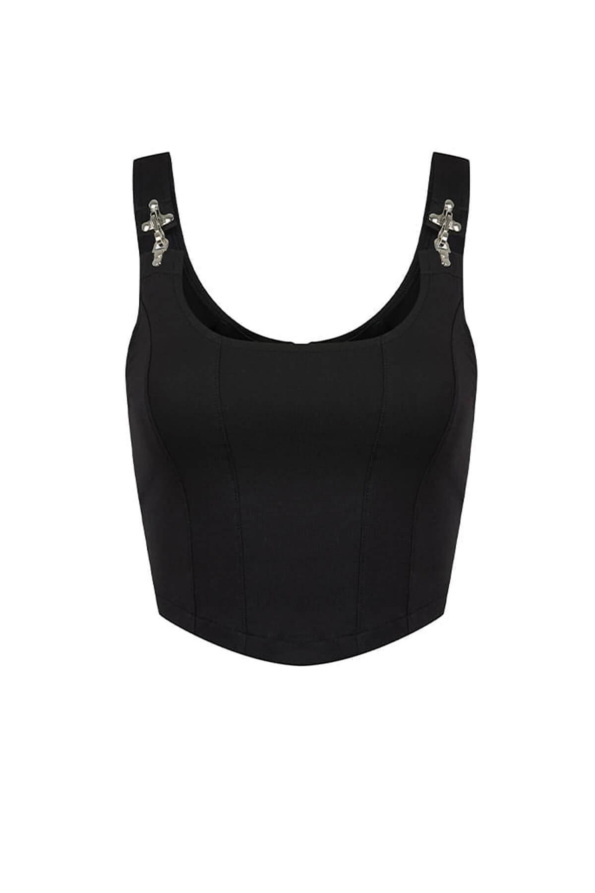 Leny Crop Black