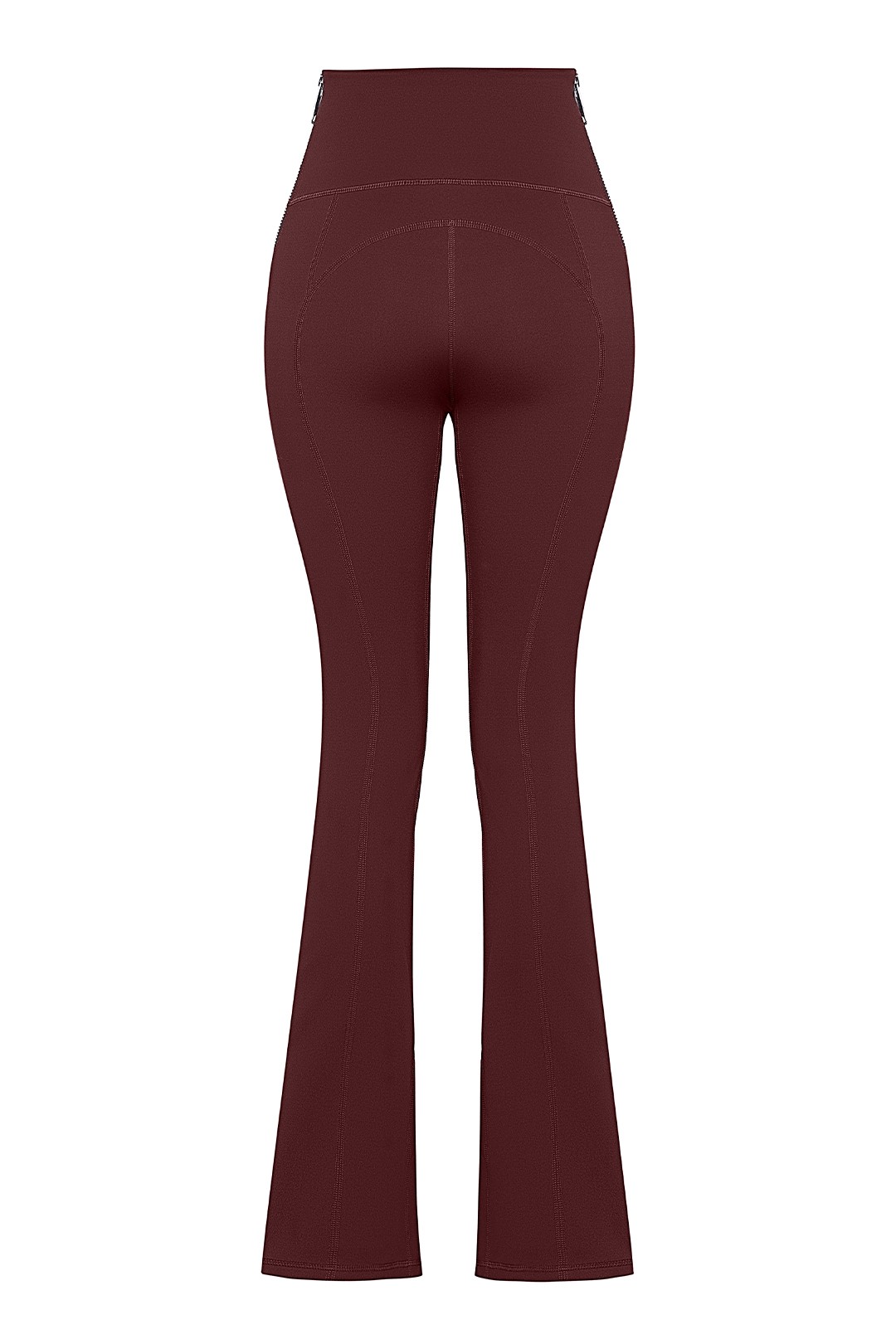 Renata Flare Leggings - Dark Red Wine