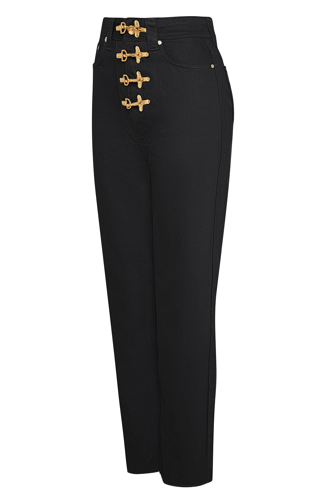 Gaia Jeans Black - Gold