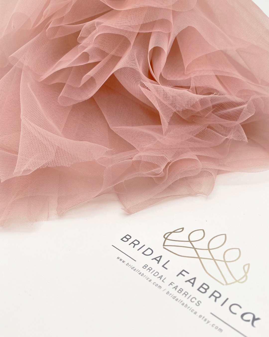 Light Rosy Soft Tulle Fabric By The Yard, 118/300 cm Width Stretch Bridal  Tulle