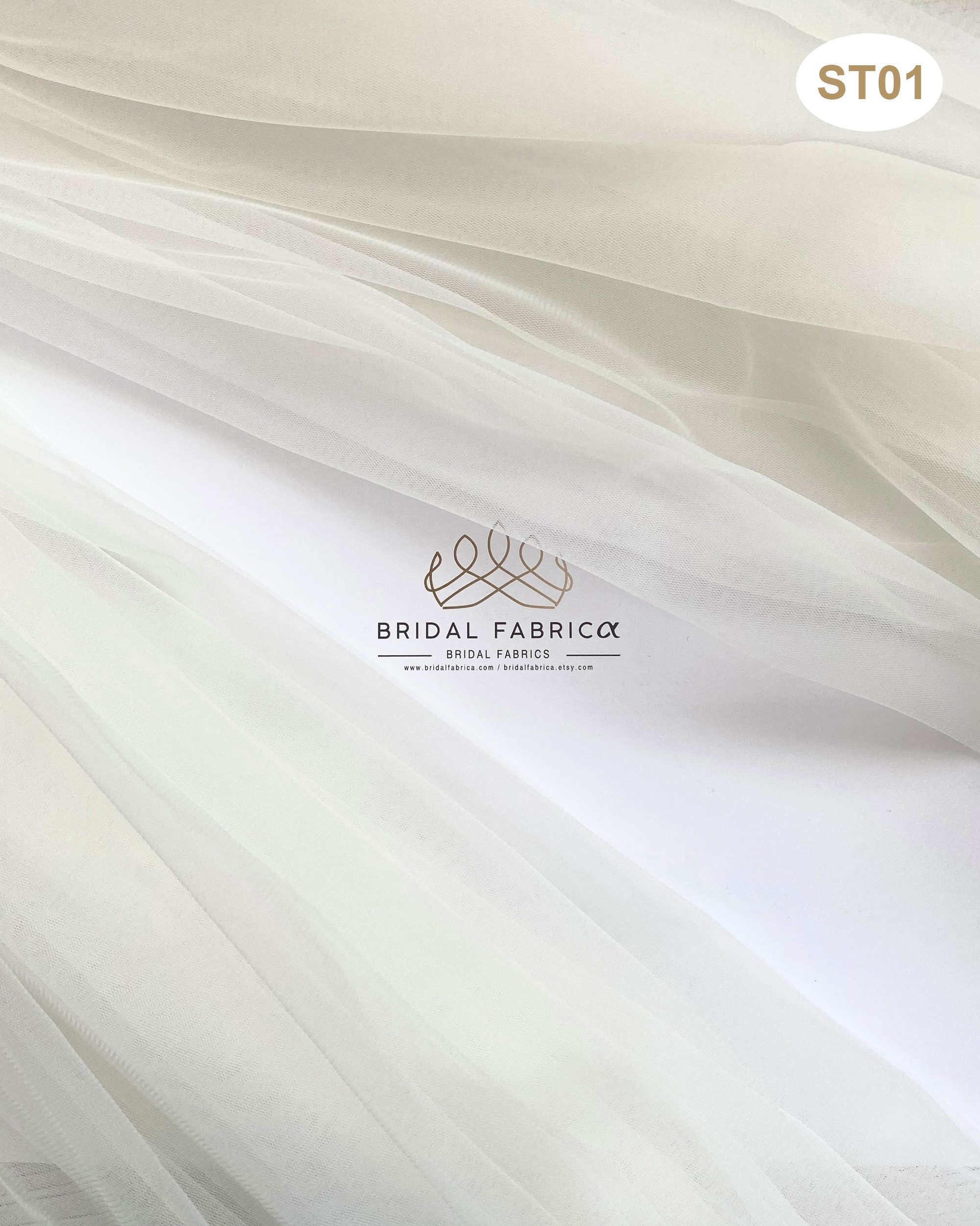 Dark Ivory Soft Tulle Fabric By The Yard, 118/300 cm Width Stretch Bridal  Tulle