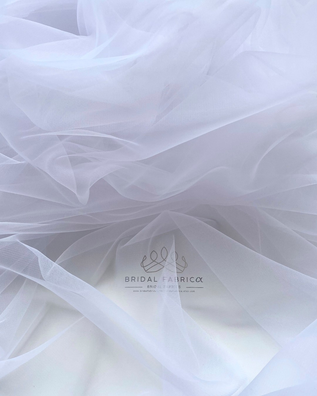 Optic White Soft Tulle Fabric By The Yard, 118/300 cm Width Stretch Bridal  Tulle