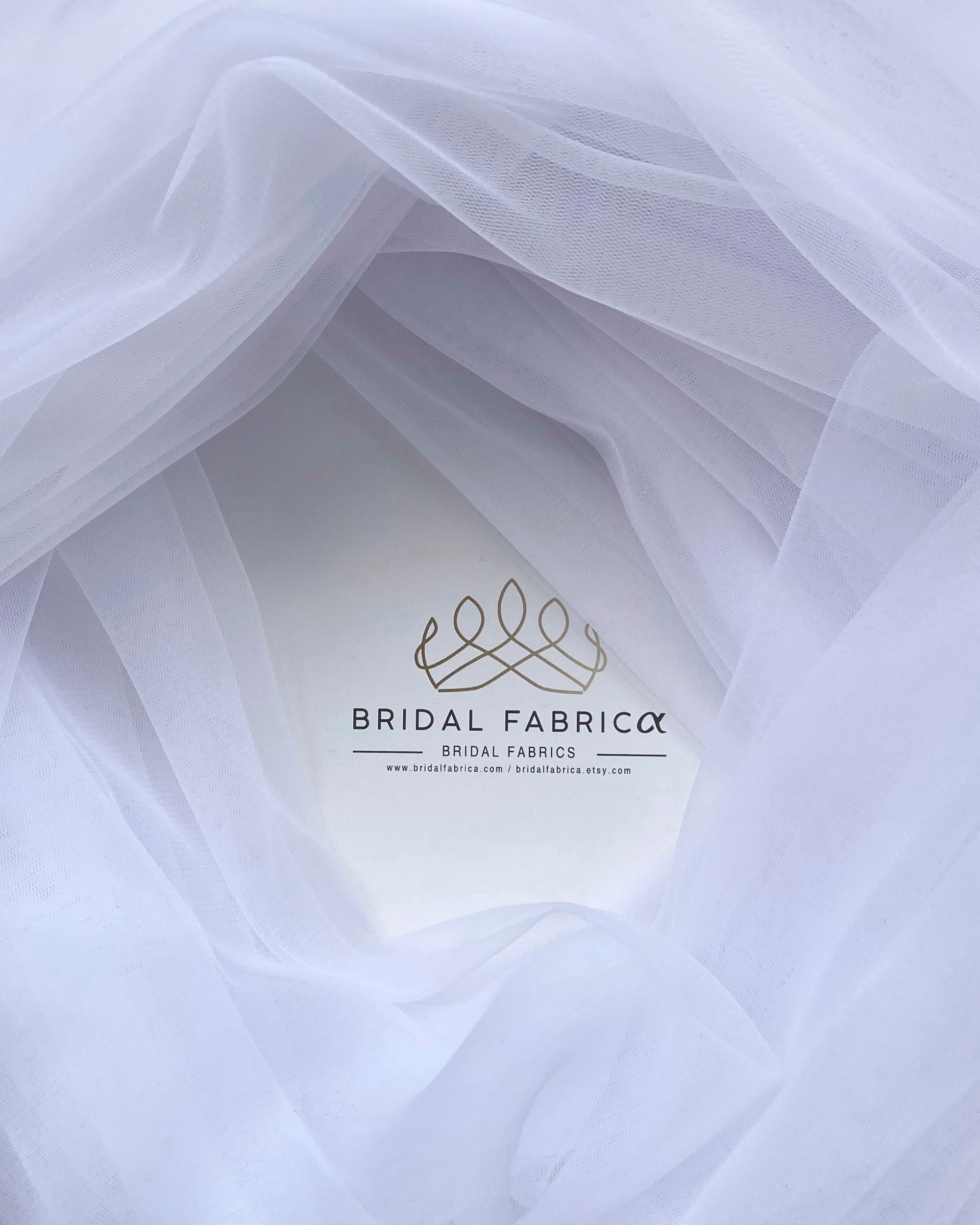 Powder Soft Tulle Fabric By The Yard, 118/300 cm Width Stretch Bridal Tulle
