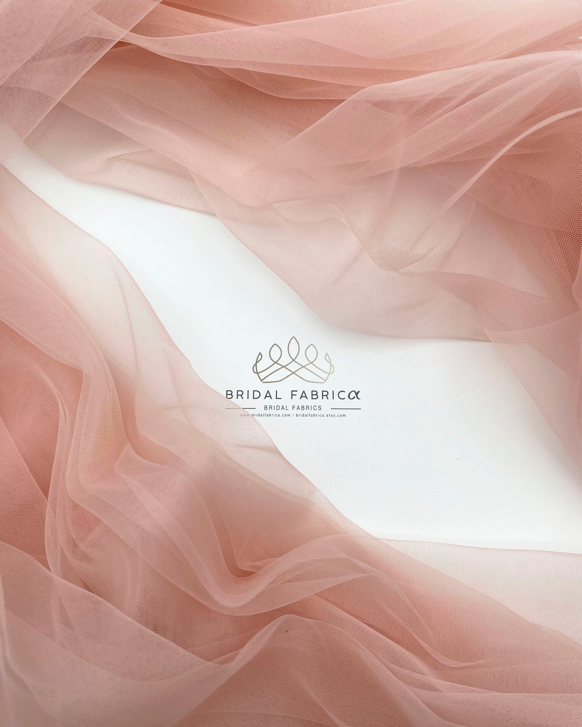 Bridal Tulle 300 cm - Soft Pink