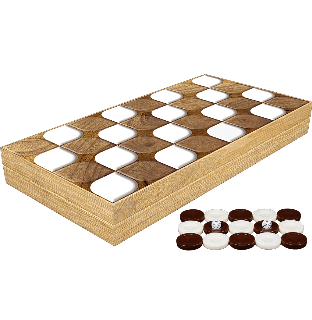 Klasik Tavla 3D Wood XXL