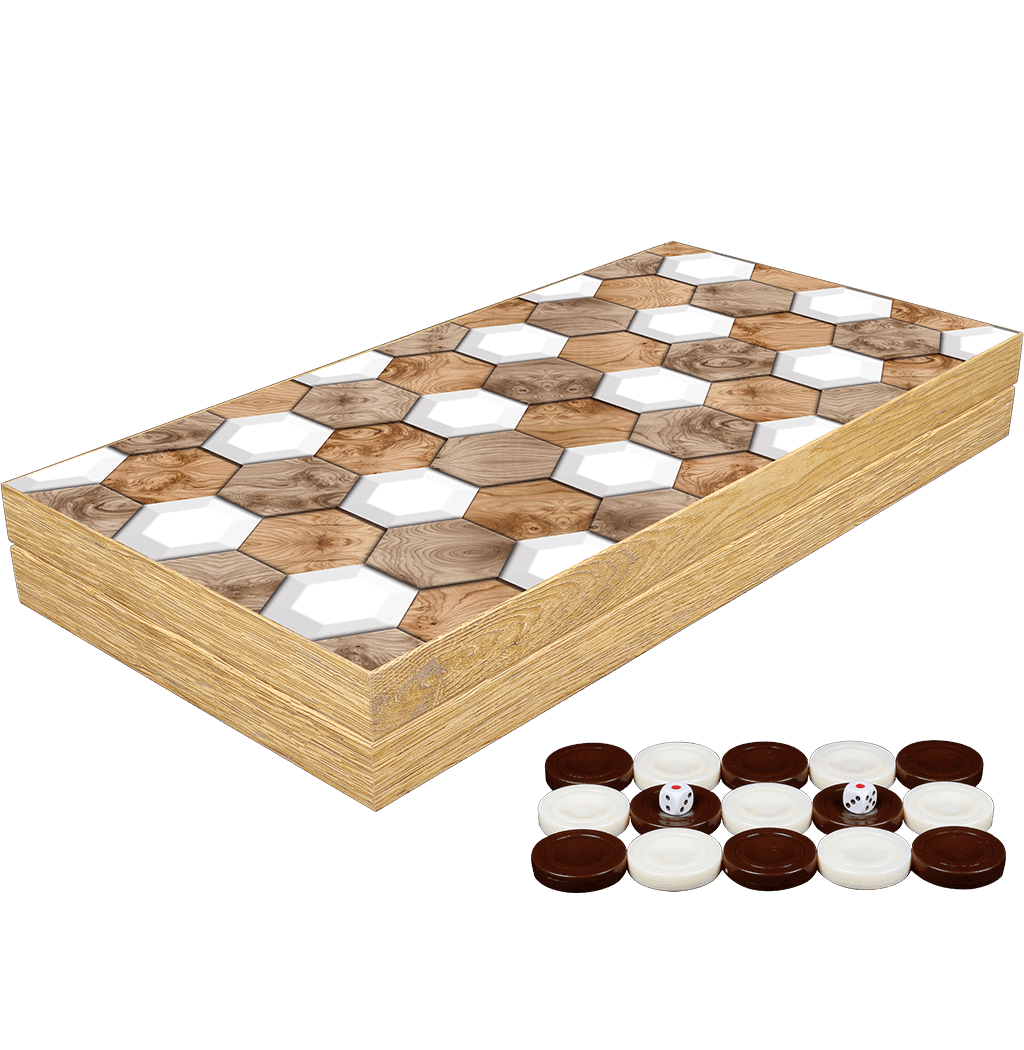 Klasik Tavla Geowood XXL