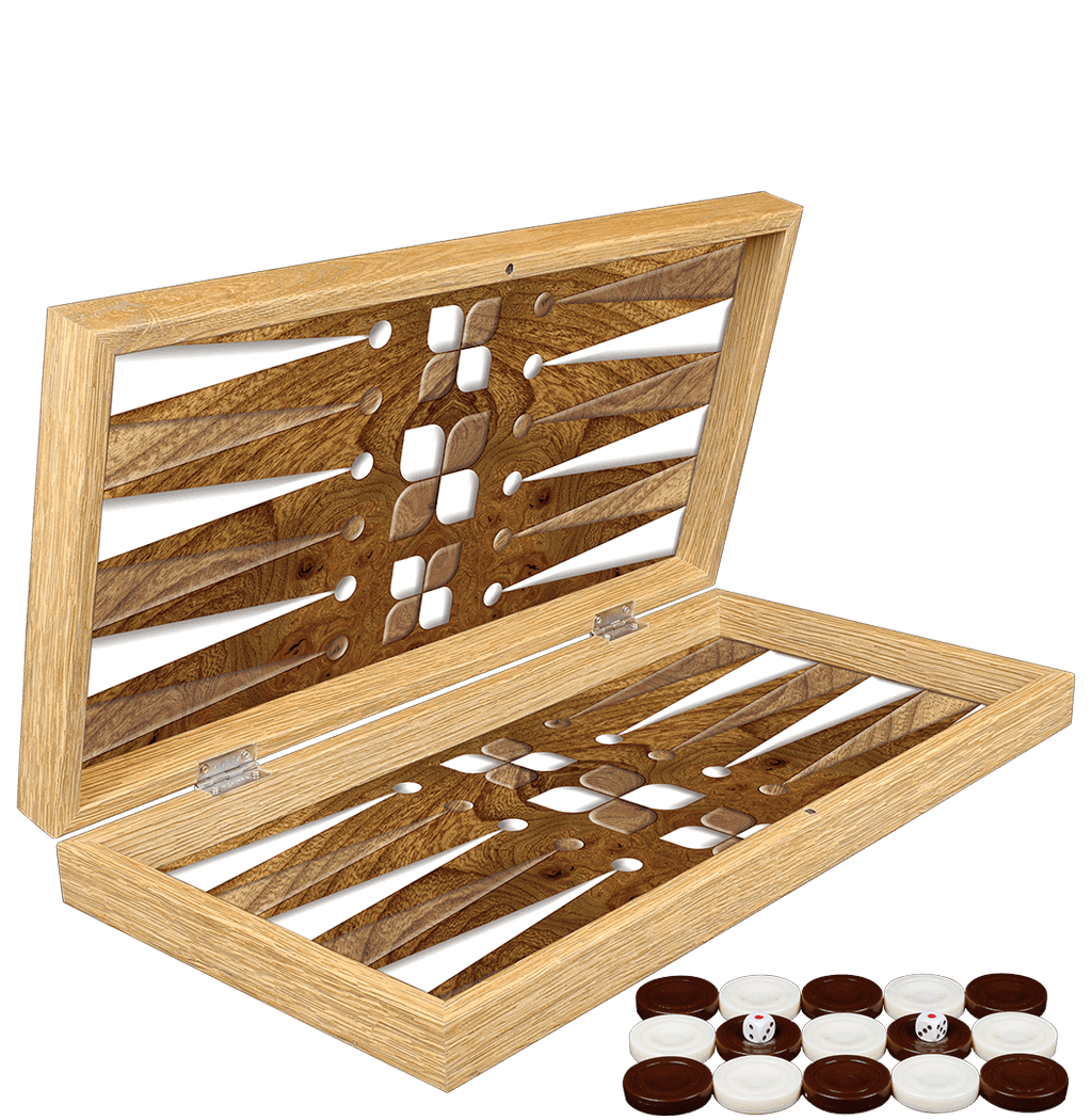 Klasik Tavla 3D Wood XXL
