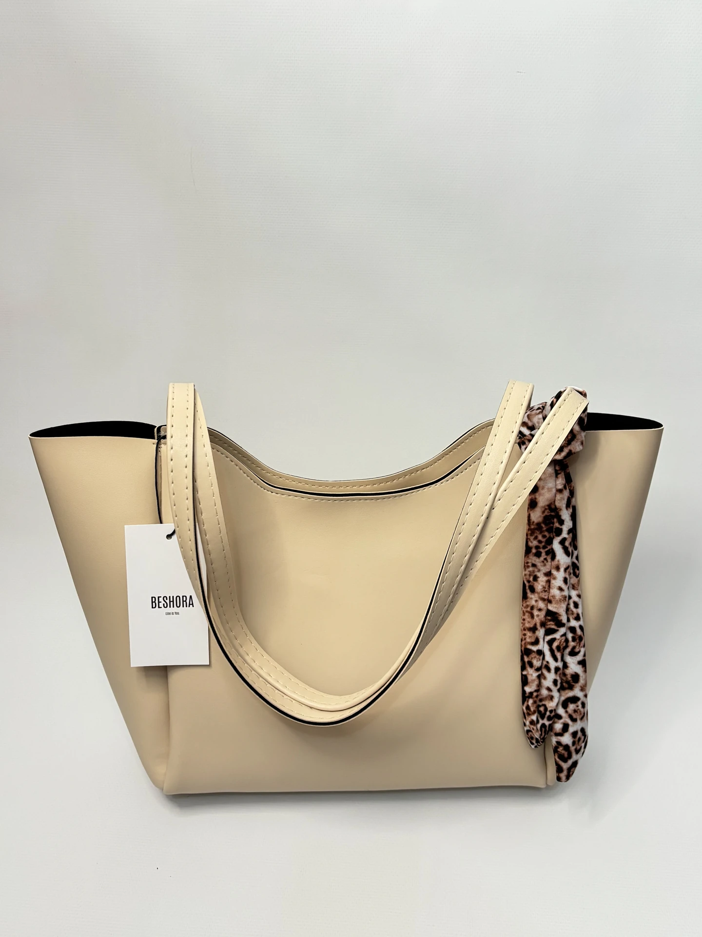 Elena Bej Mat Fermuar Detaylı Kadın Omuz Çantası