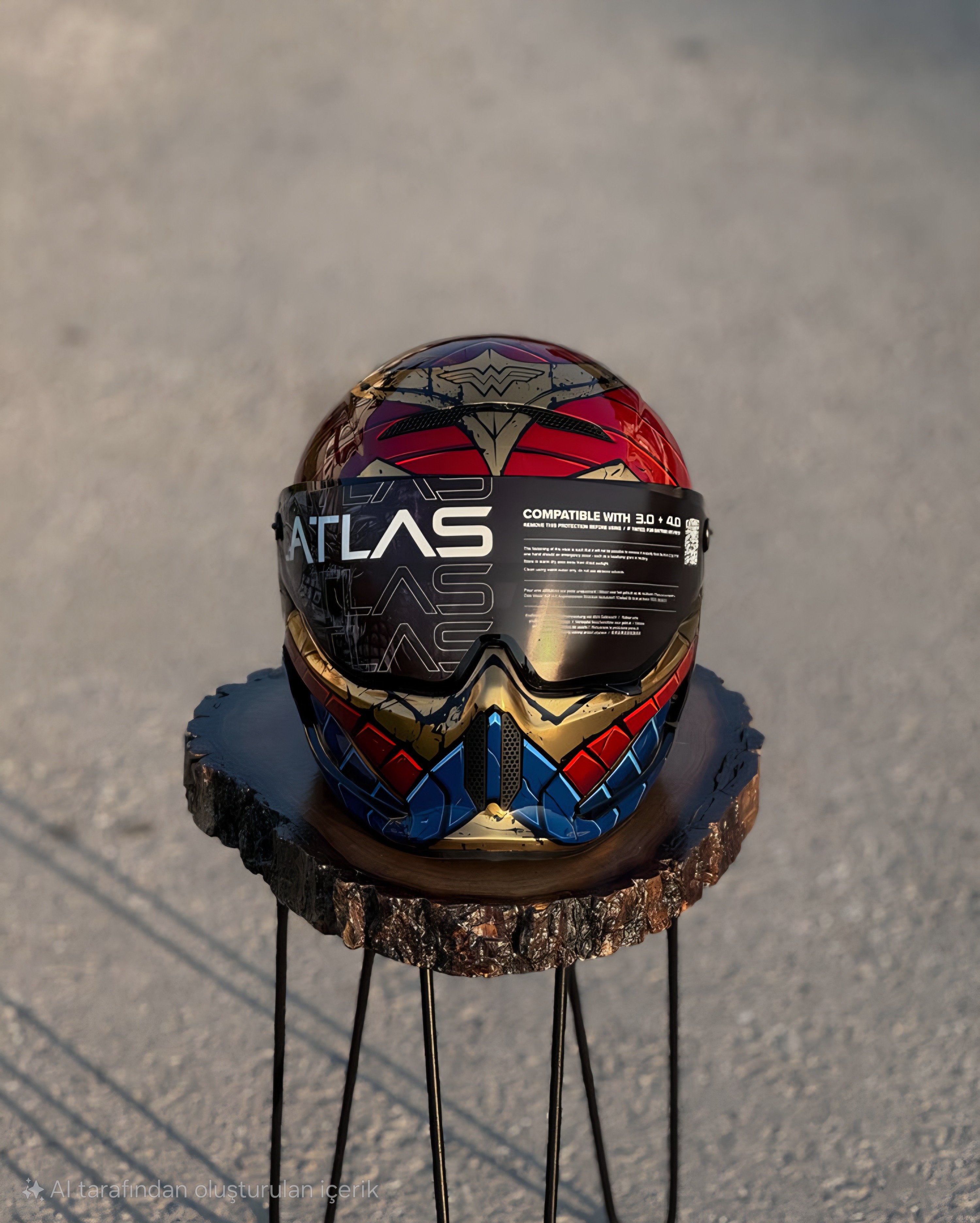 Ruroc Atlas 4.0 Carbon Wonder Women