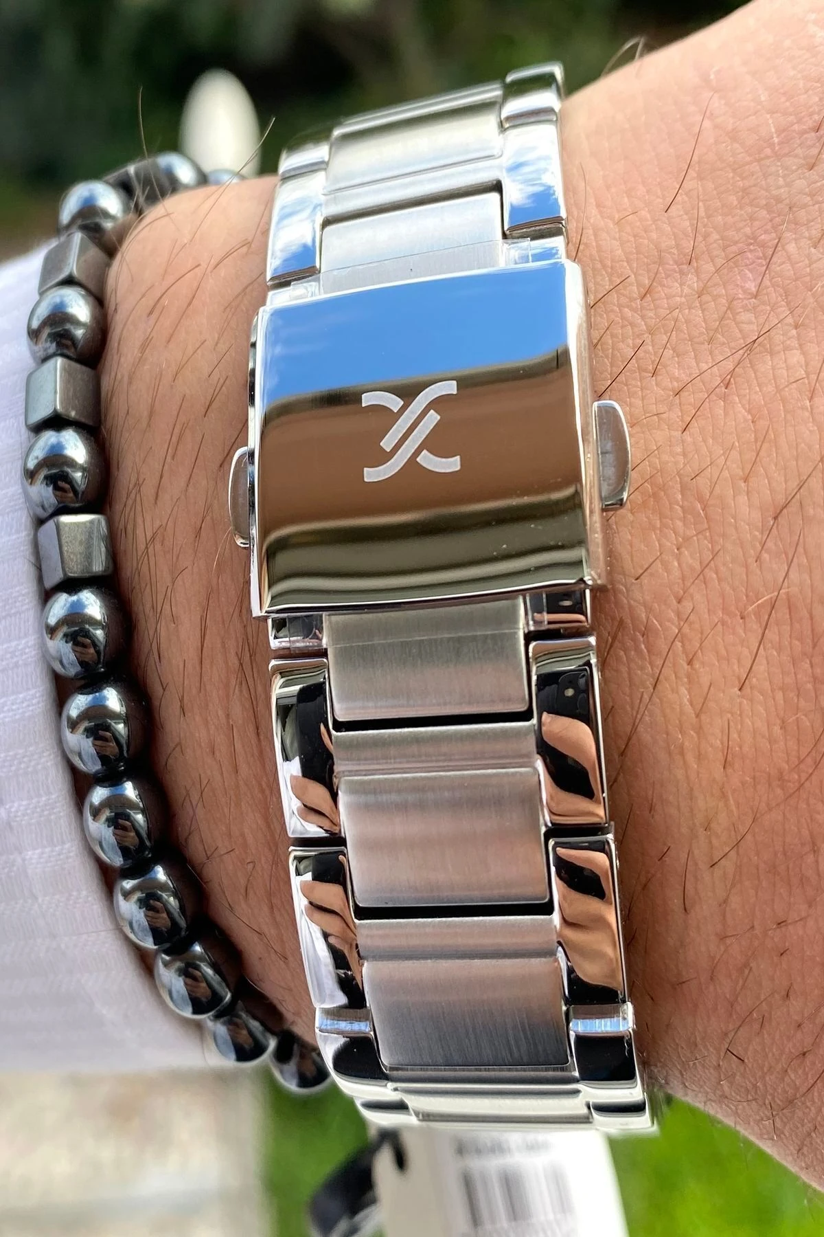 Marka Su Geçirmez Çelik Kordon Erkek Kol Saati Bileklik Hediyeli