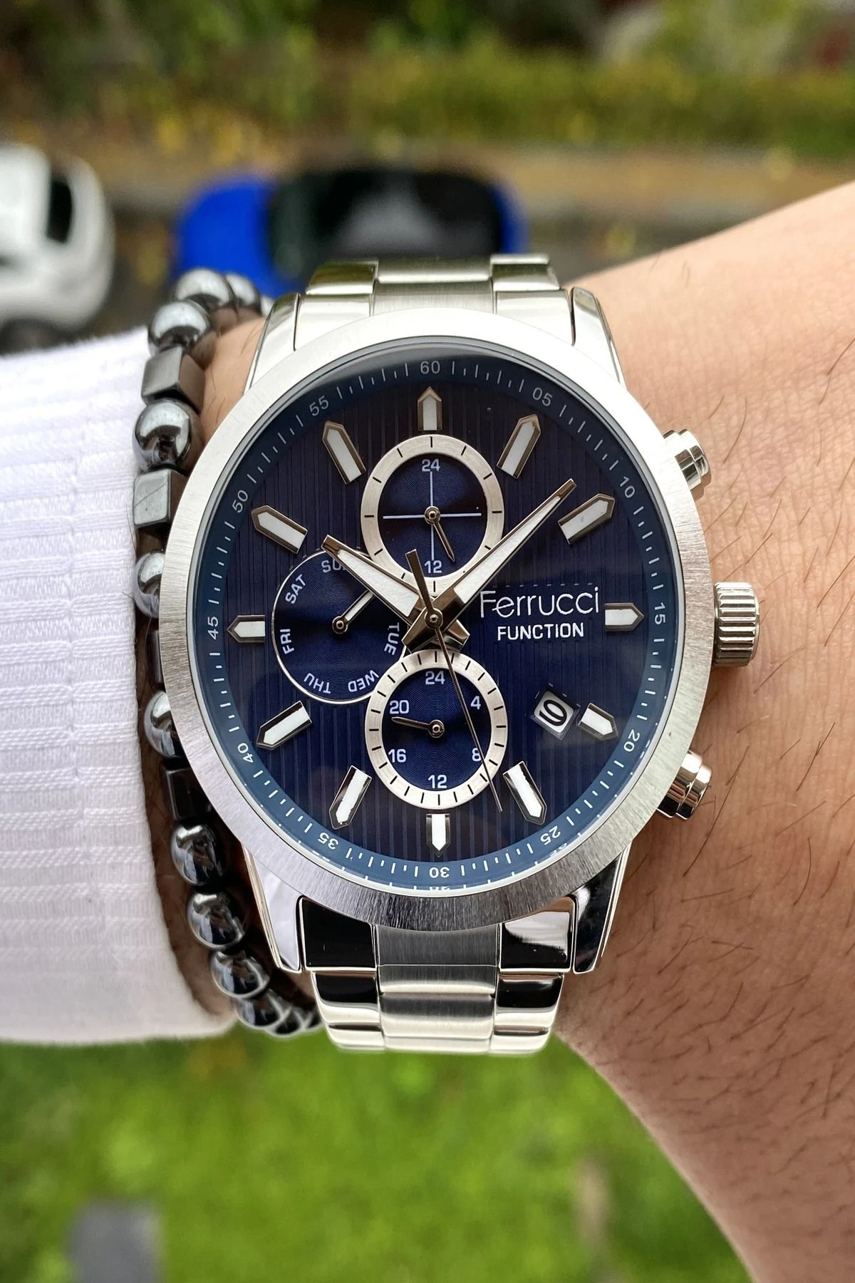 Functıon Tüm Fonksiyonları Aktif Erkek Kol Saati+Bileklik Hediyeli