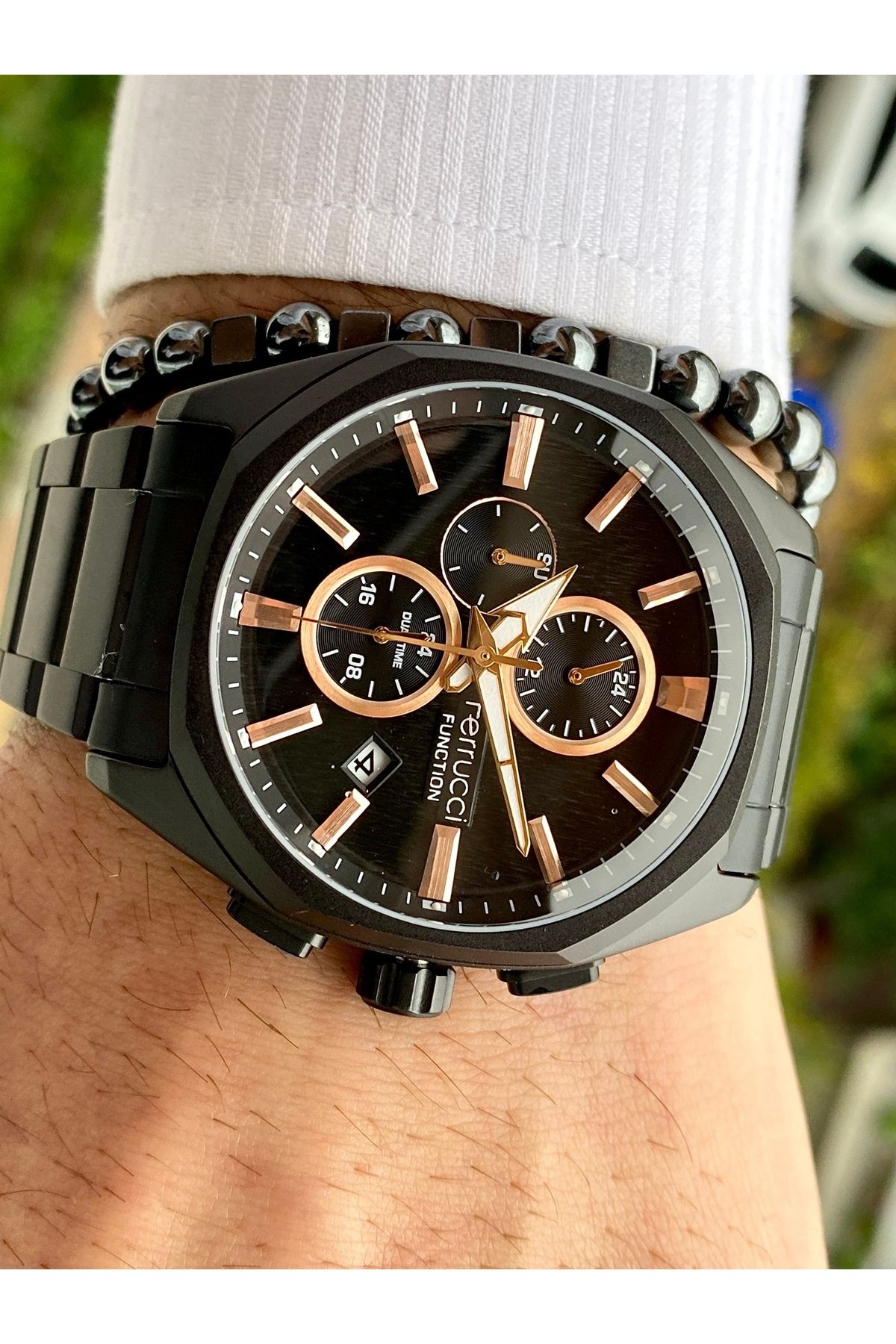 Functıon Tüm Fonksiyonları Aktif Erkek Kol Saati+Bileklik Hediyeli