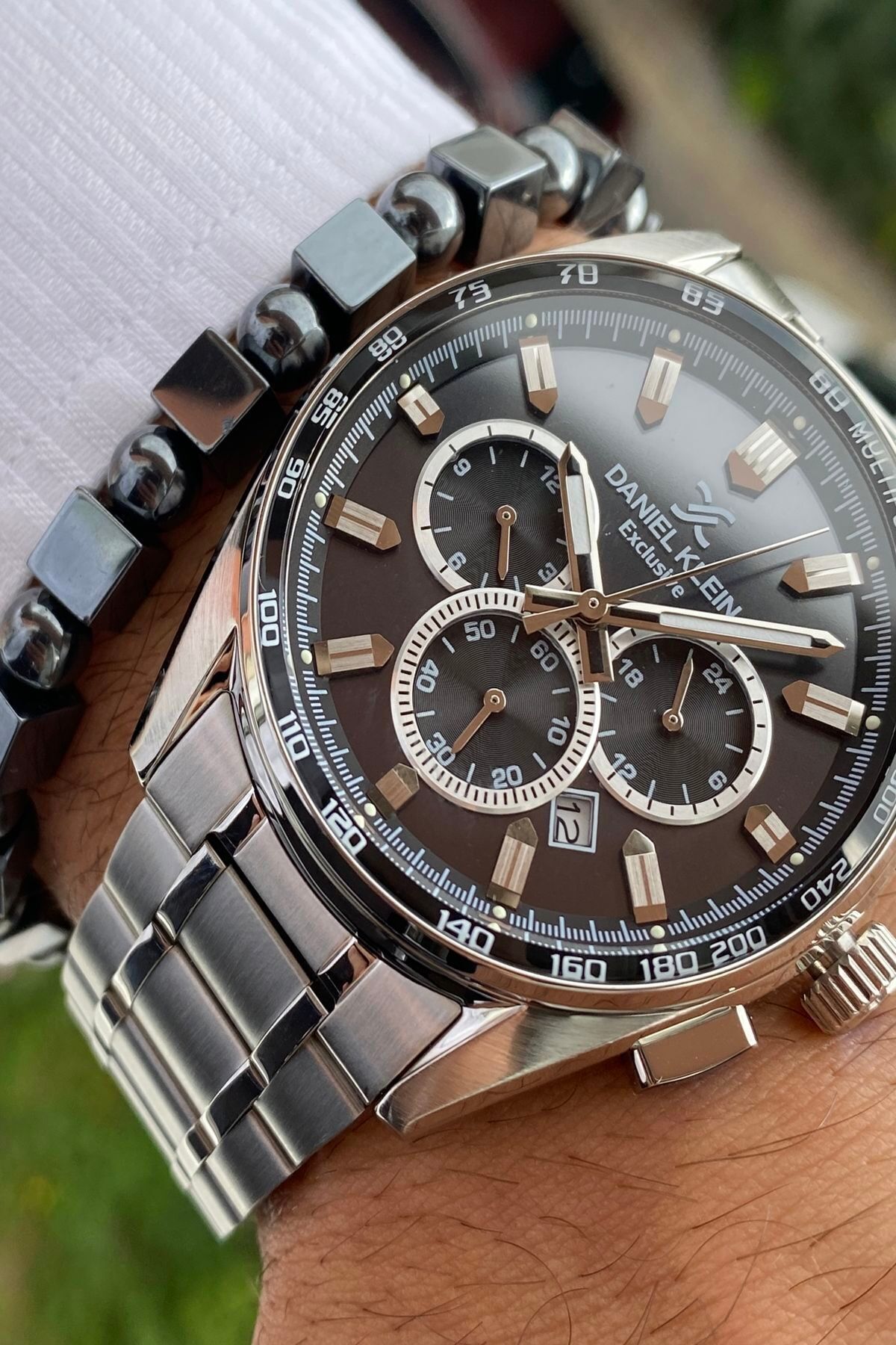 Yeni Sezon Paslanmaz Çelik Kordon Fonksiyonları Aktif Erkek Kol Saati Bileklik