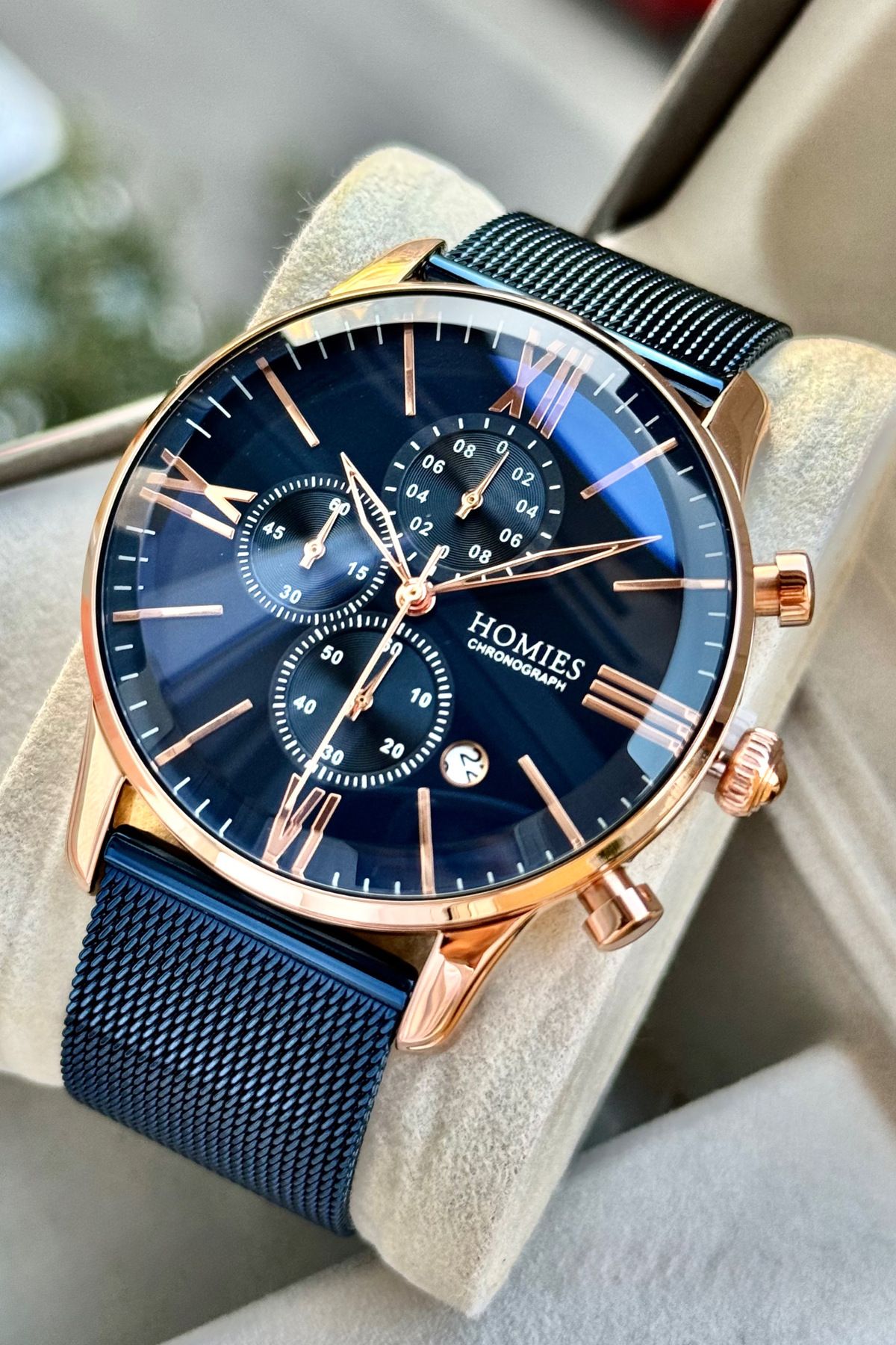 ERKEK KOL SAATİ ORJİNAL HEDİYELİK KUTUSU VE BİLEKLİK HEDİYELİ TÜM FOKSİTONLARI ÇALIŞIR.HMBSRN65276