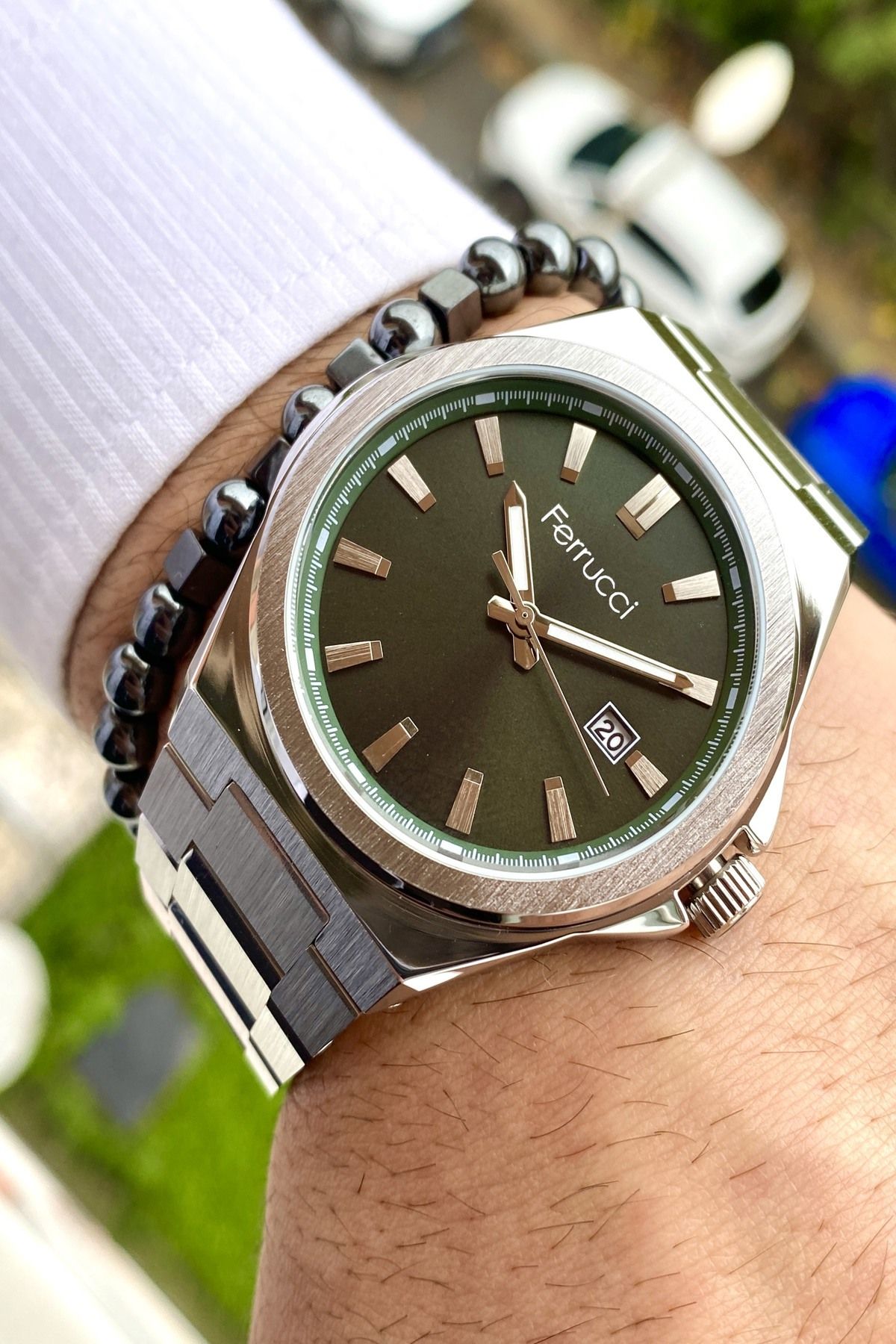 Functıon Tüm Fonksiyonları Aktif Erkek Kol Saati+Bileklik Hediyeli