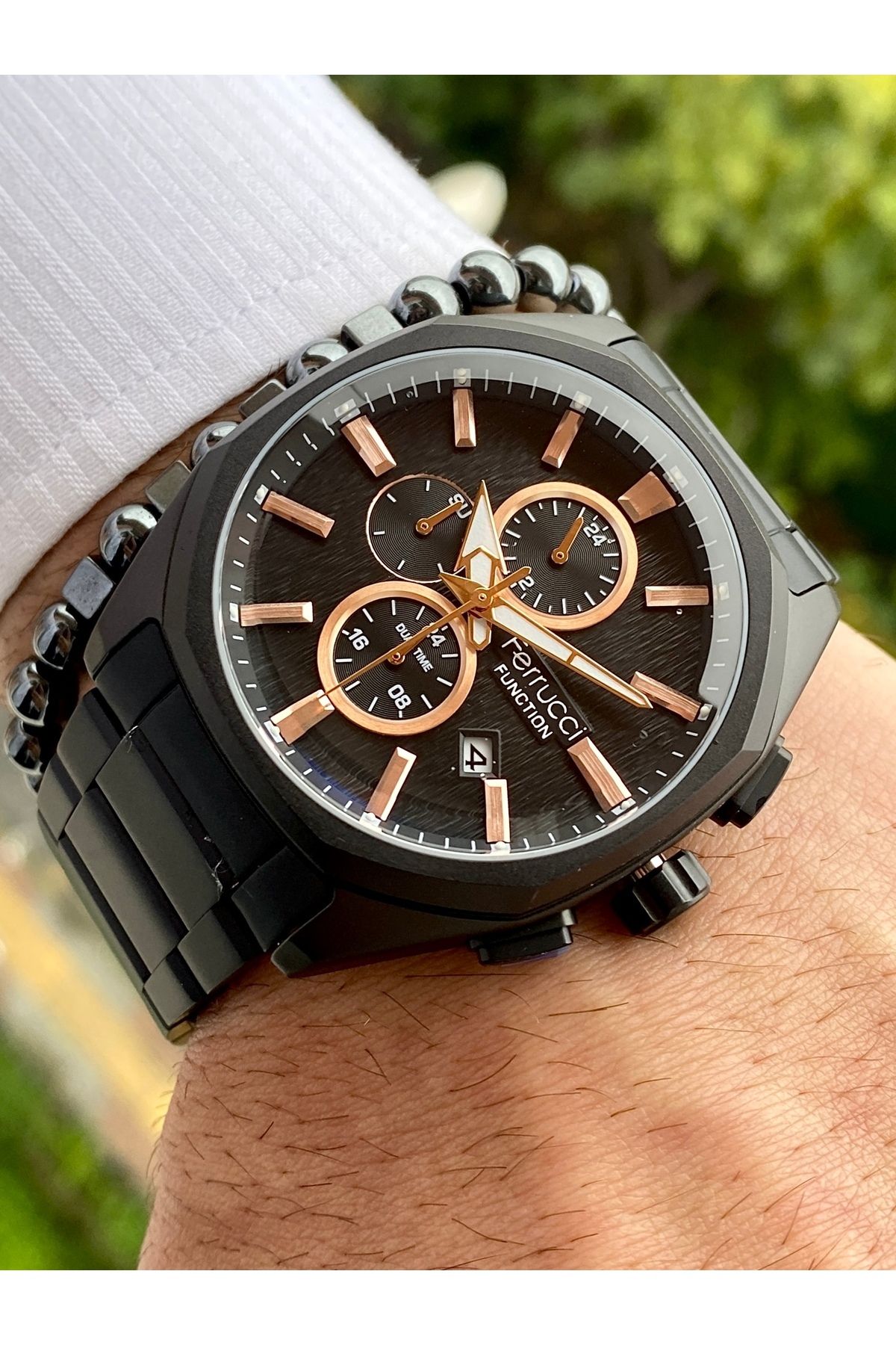 Functıon Tüm Fonksiyonları Aktif Erkek Kol Saati+Bileklik Hediyeli