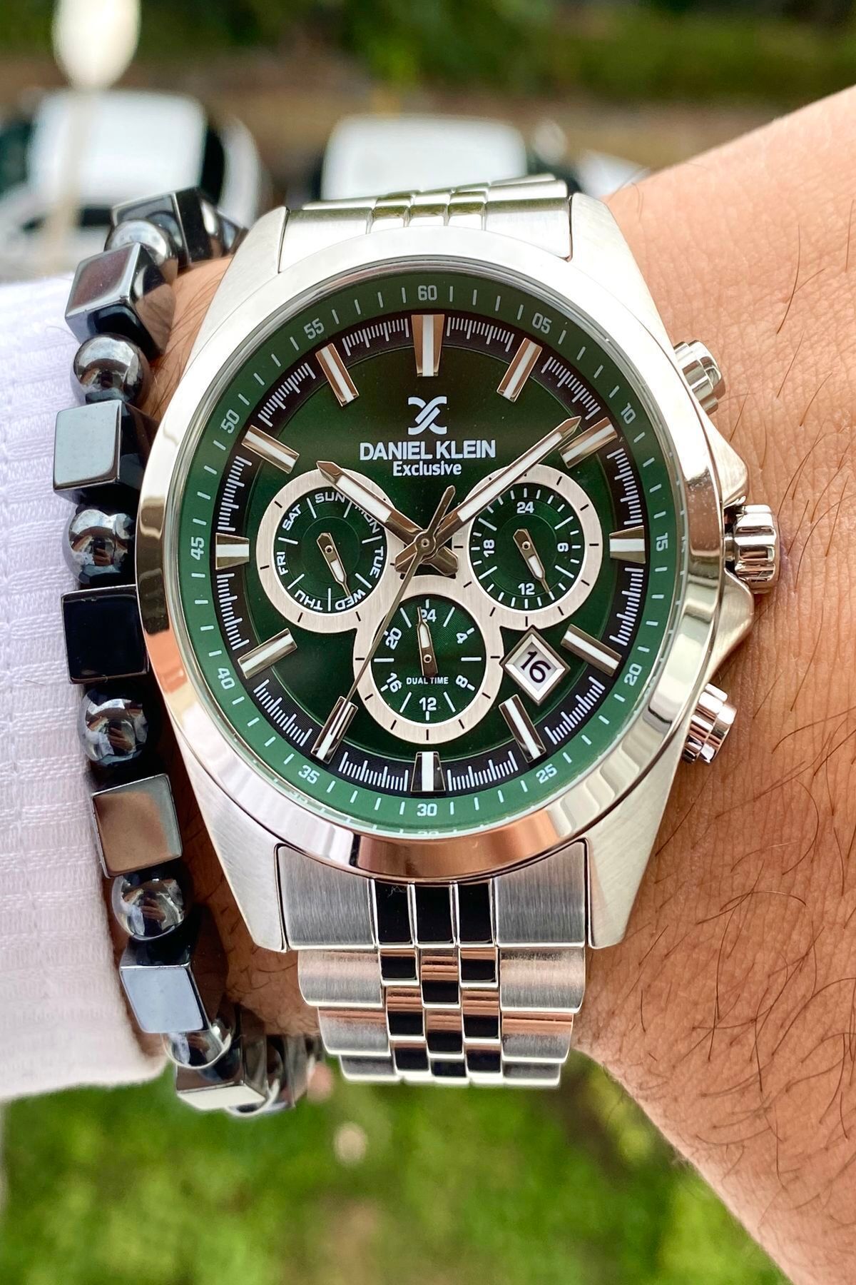 Yeni Sezon Paslanmaz Çelik Kordon Erkek Kol Saati 3 Atm Su Geçirmez+bileklik