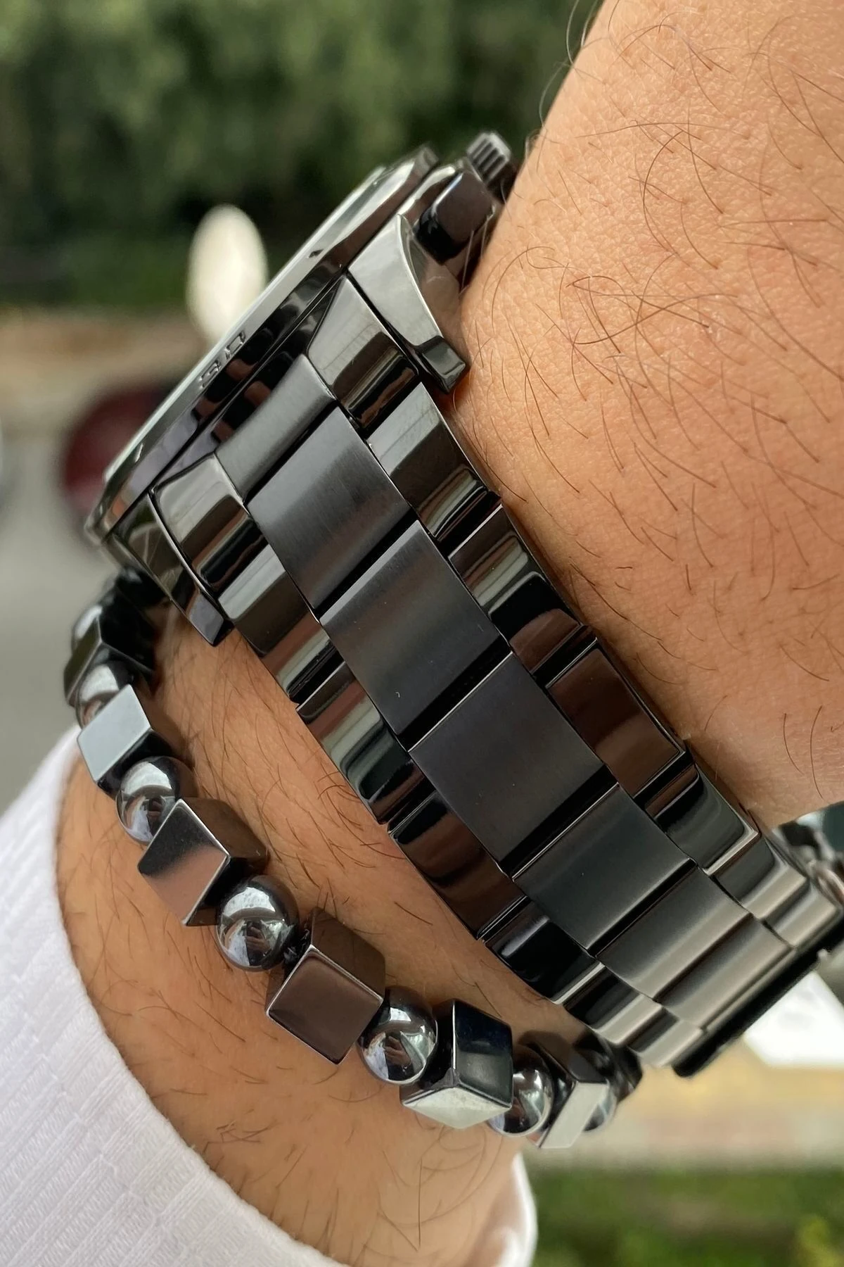 Marka Çelik Fonksiyonları Aktif Erkek Kol Saati Hediye Bileklik