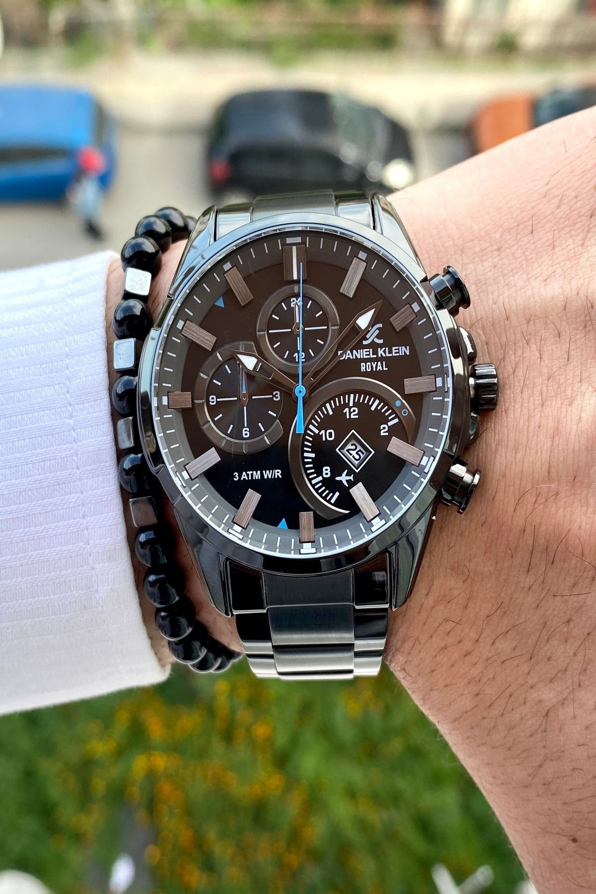 Çelik Kordon Erkek Kol Saati Ve Bileklik