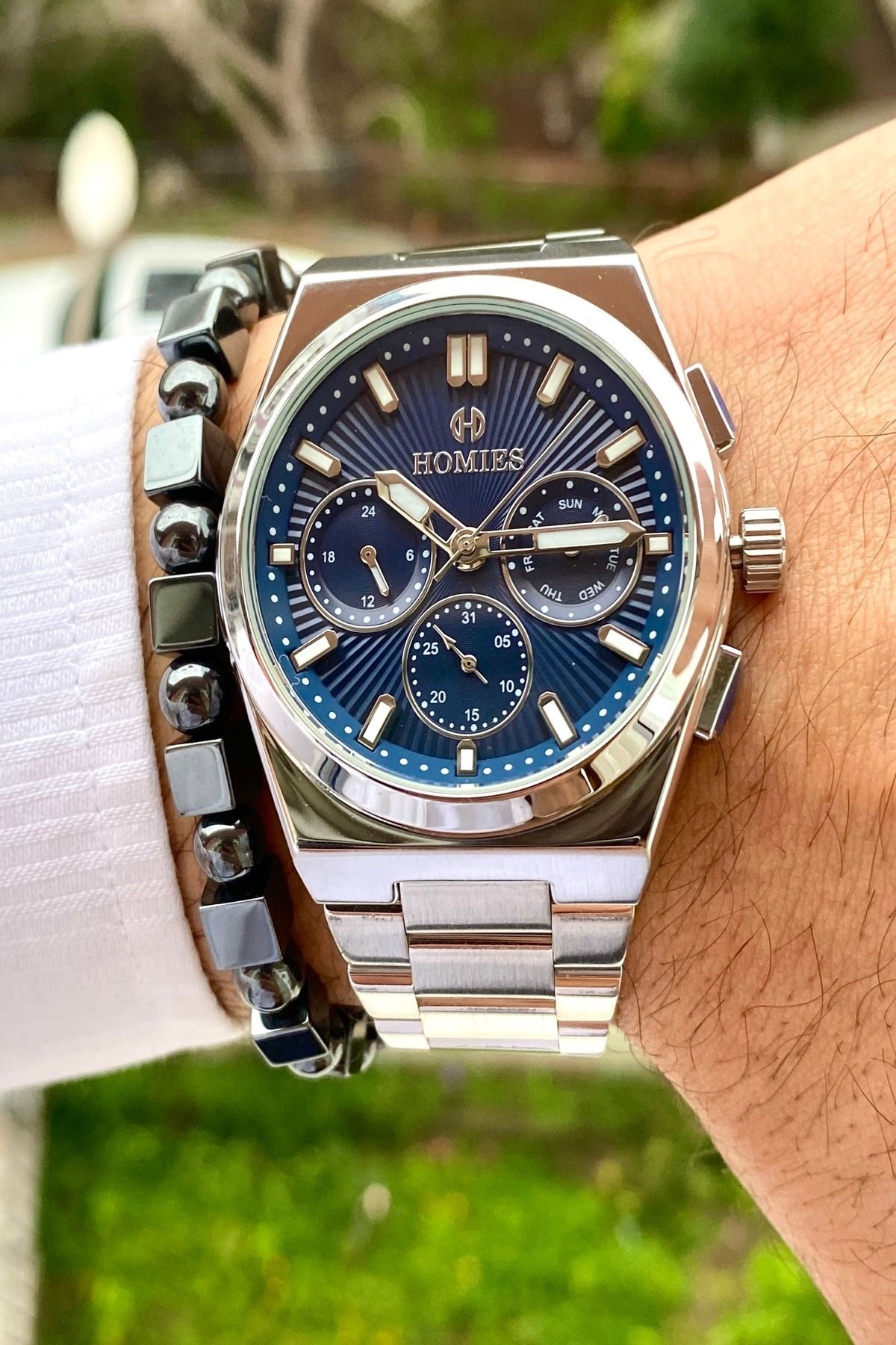 ERKEK KOL SAATİ 2 YIL GARANTİLİ TÜM FOKSİYONLARI AKTİF HEDİYELİK KUTUSU VE BİLEKLİK HEDİYELİ