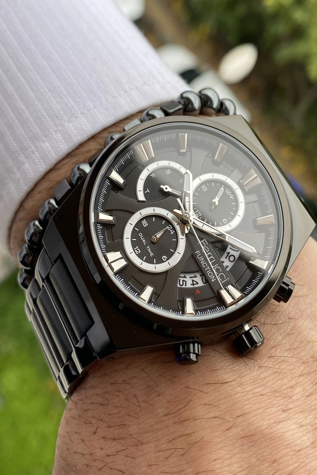 Functıon Tüm Fonksiyonları Aktif Erkek Kol Saati+Bileklik Hediyeli