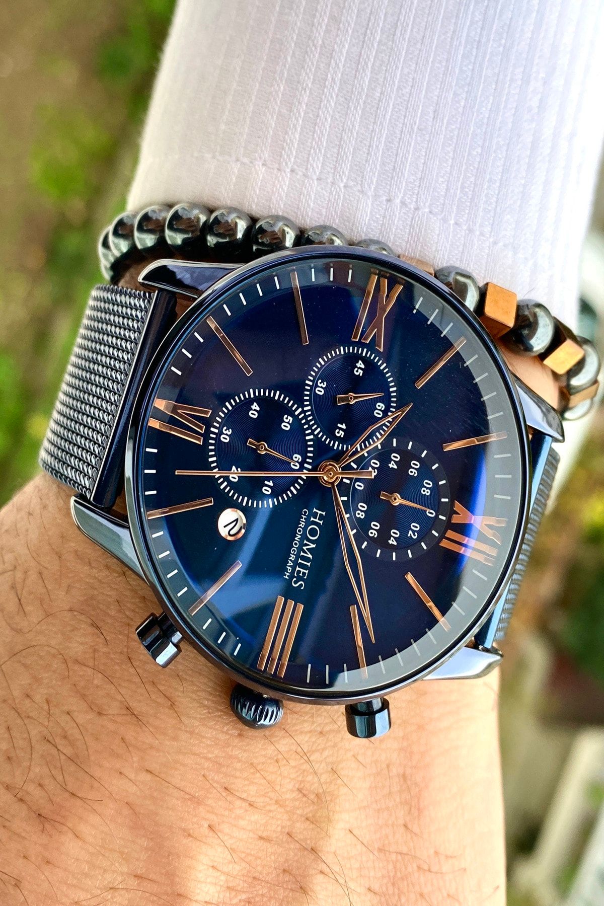 Yeni Sezon Erkek Kol Saati+Bileklik