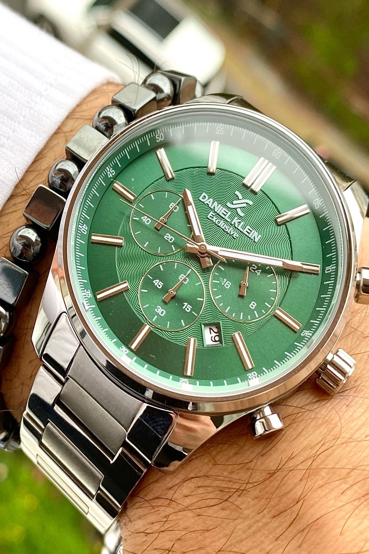 Paslanmaz Çelik Kordon Erkek Kol Saati+3 Atm Su Geçirmez 2 Yıl Garantili