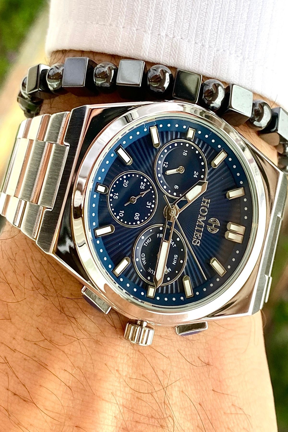 ERKEK KOL SAATİ 2 YIL GARANTİLİ TÜM FOKSİYONLARI AKTİF HEDİYELİK KUTUSU VE BİLEKLİK HEDİYELİ