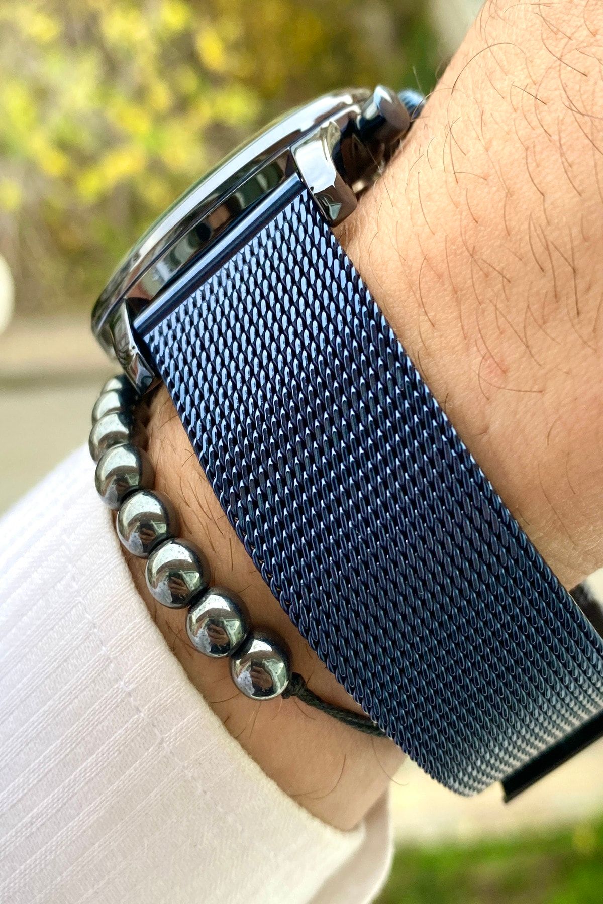 Yeni Sezon Erkek Kol Saati+Bileklik