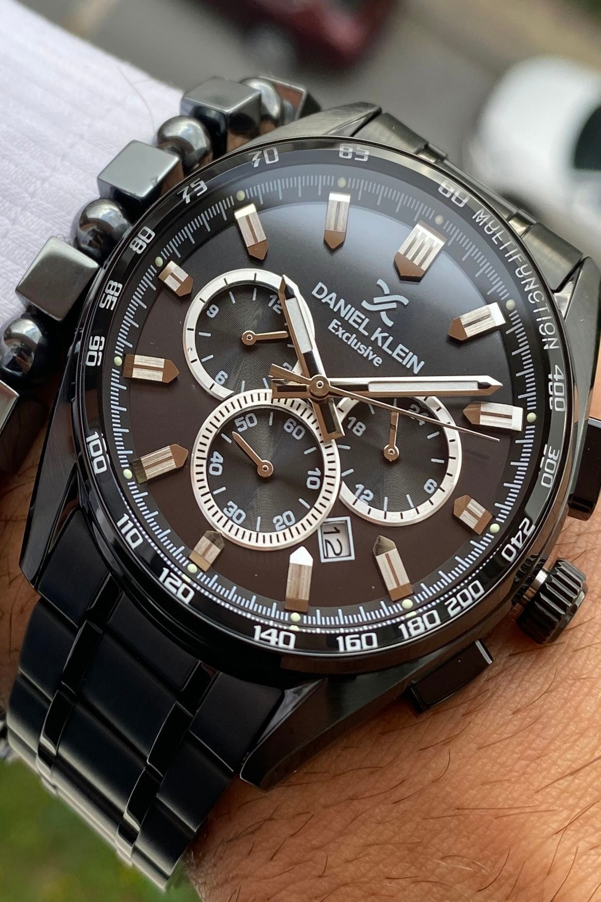 Paslanmaz Çelik Kordon Fonksiyonları Aktif Erkek Kol Saati 3 Atm Su Geçirmez 2 Yıl Garantili