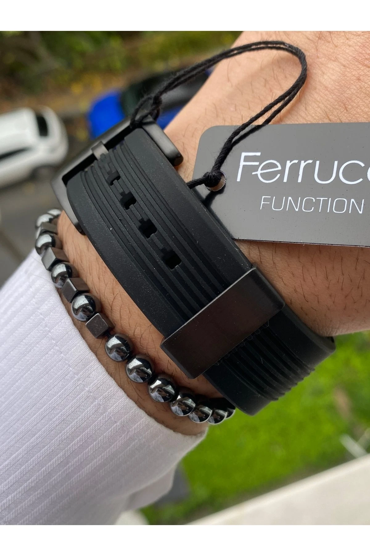 Functıon Tüm Fonksiyonları Aktif Erkek Kol Saati+Bileklik Hediyeli