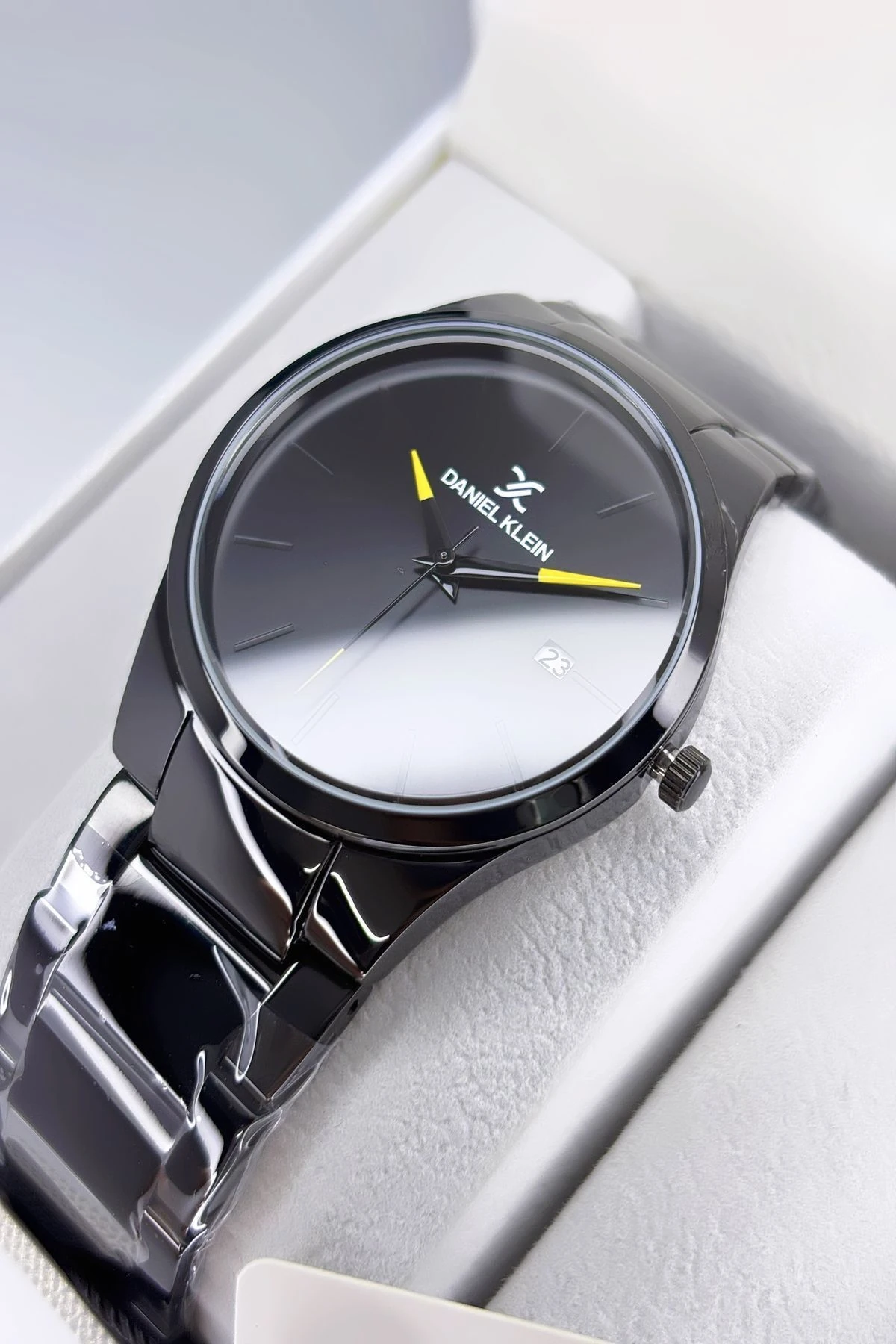 Çelik Kordon Erkek Kol Saati + Bileklik