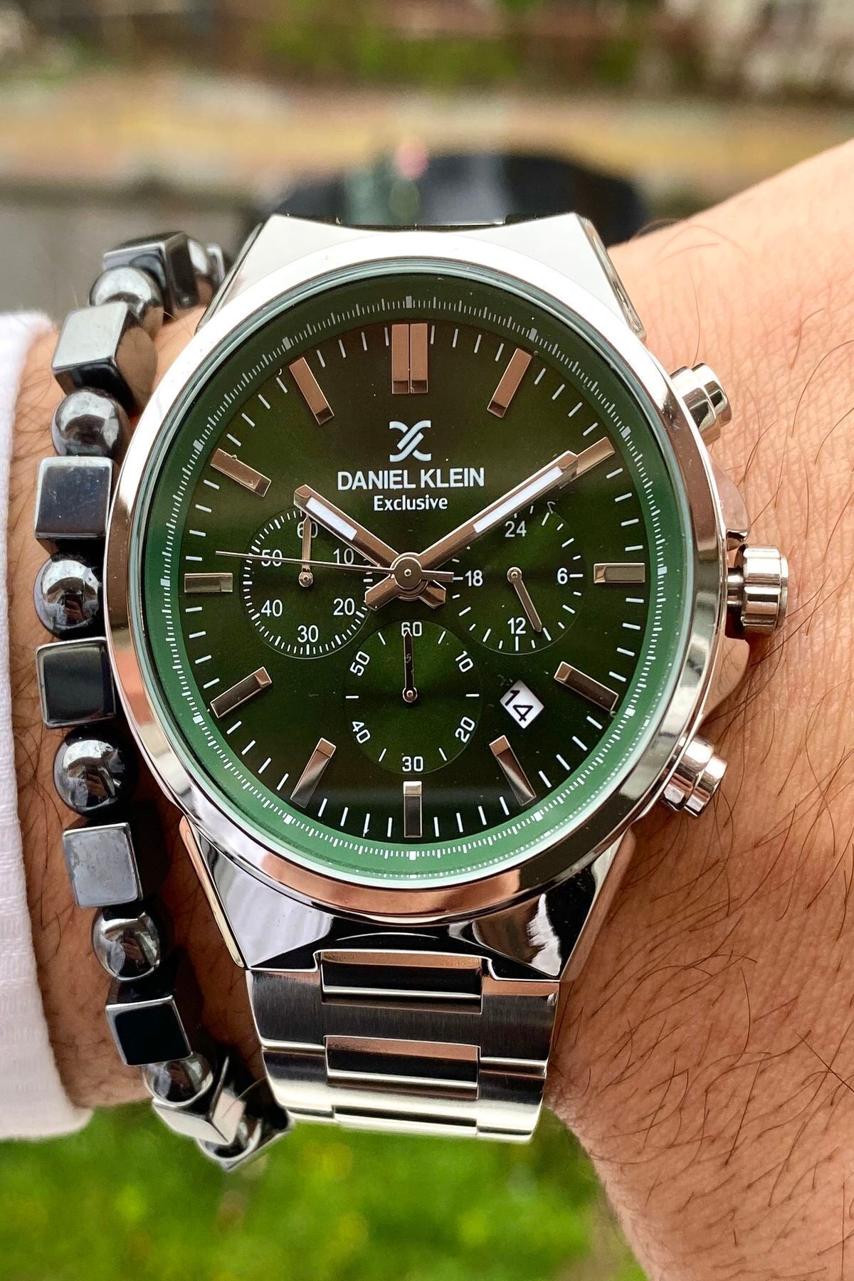 Paslanmaz Çelik Kordon Erkek Kol Saati 3 Atm Su Geçirmez +bileklik