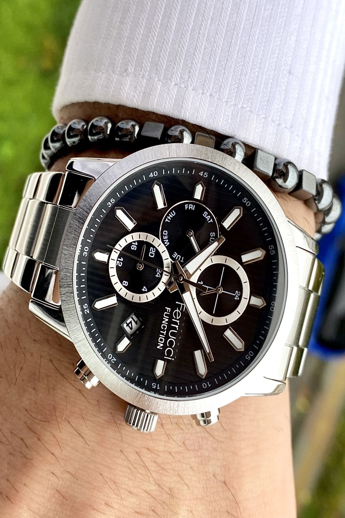 Functıon Tüm Fonksiyonları Aktif Erkek Kol Saati+Bileklik Hediyeli