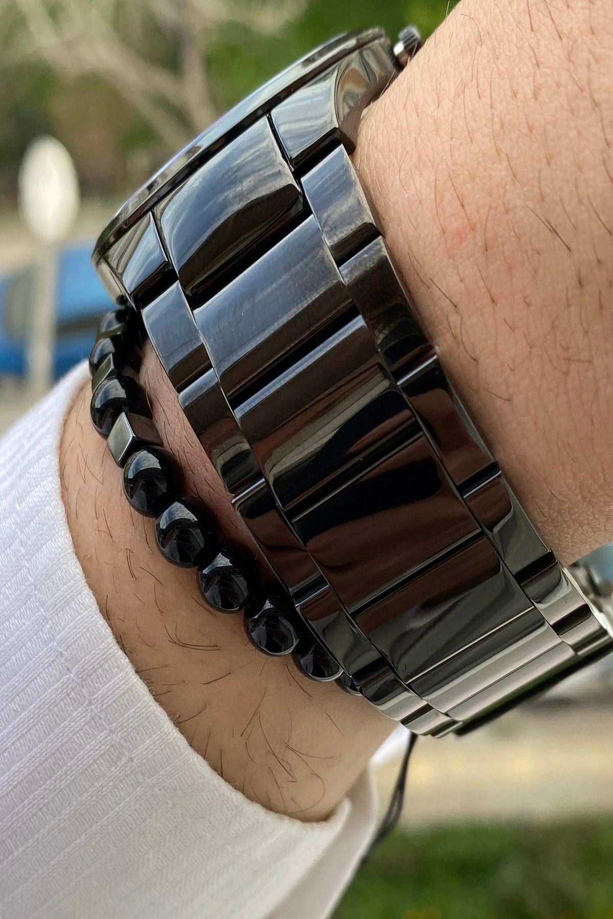 Çelik Kordon Erkek Kol Saati+ 3 ATM SU GEÇİRMEZLİK,2 YIL GARANTİLİ