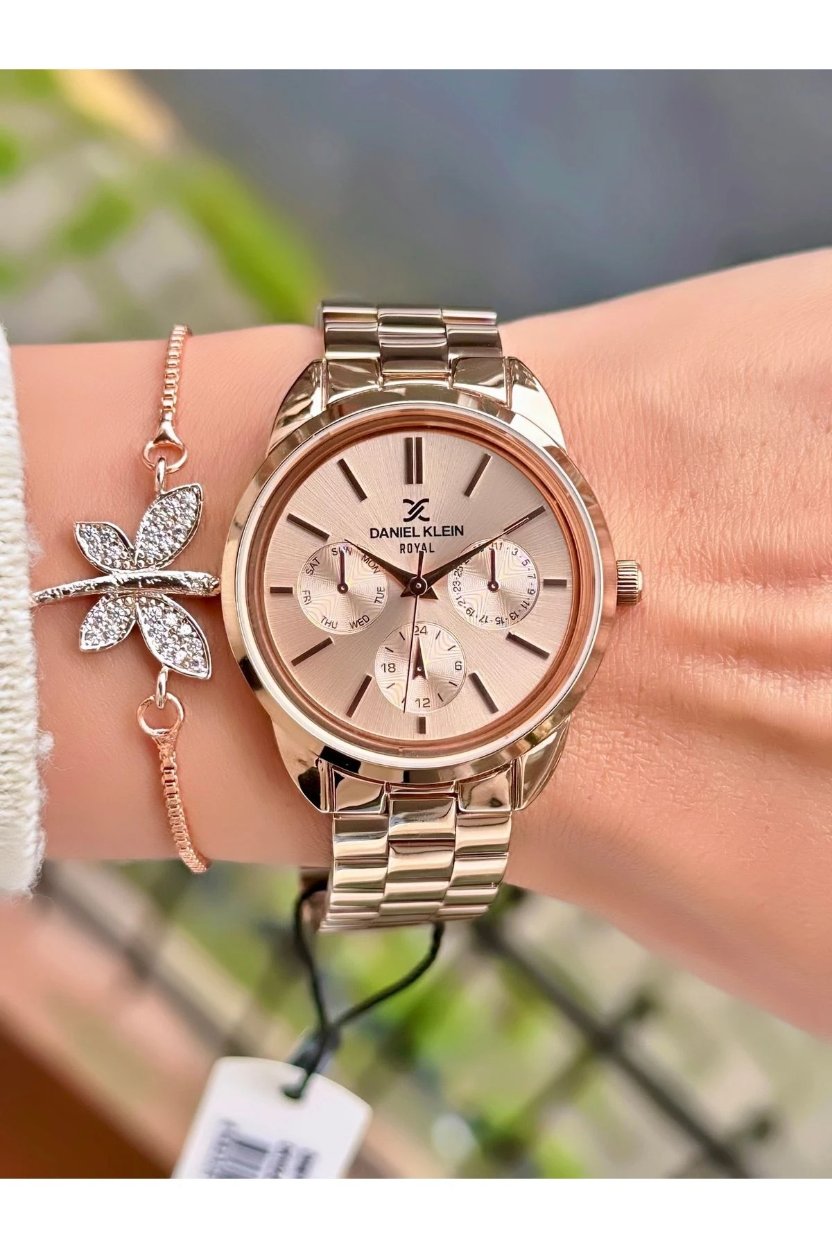 Çelik Kordon Kadın Kol Saati 3ATMResistant 2 Yıl Garantili+Bileklik Hediyeli