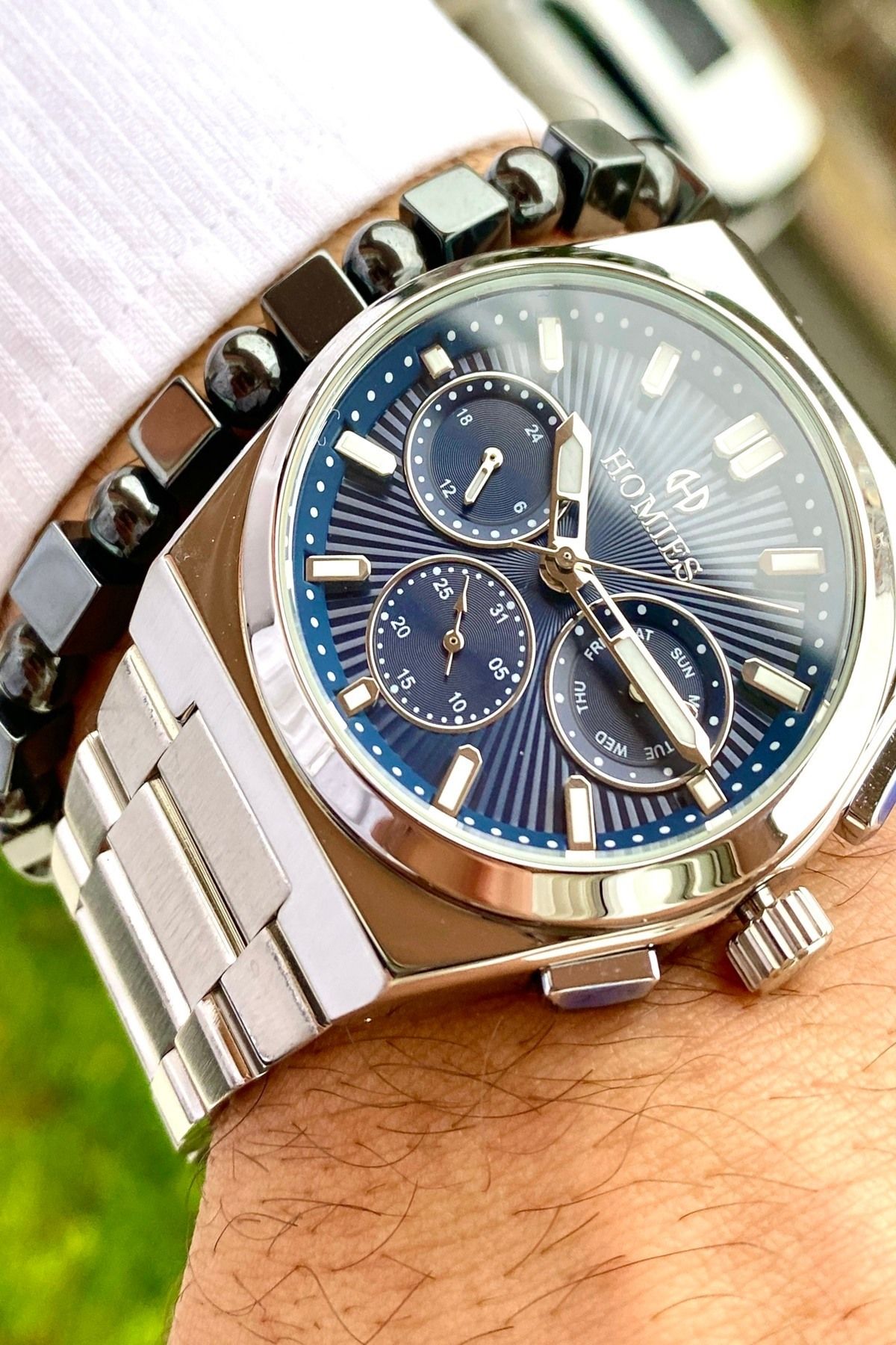 ERKEK KOL SAATİ 2 YIL GARANTİLİ TÜM FOKSİYONLARI AKTİF HEDİYELİK KUTUSU VE BİLEKLİK HEDİYELİ