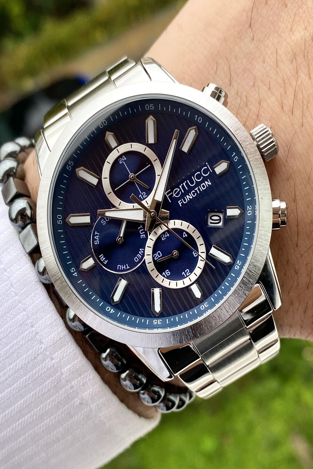 Functıon Tüm Fonksiyonları Aktif Erkek Kol Saati+Bileklik Hediyeli