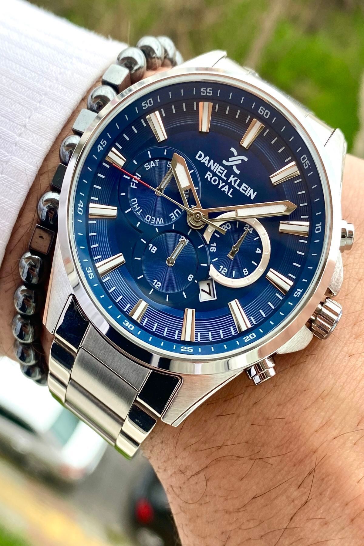 Paslanmaz Çelik Kordon Erkek Kol Saati+3 atm Su Geçirmez 2 Yıl Garantili dk64897236892