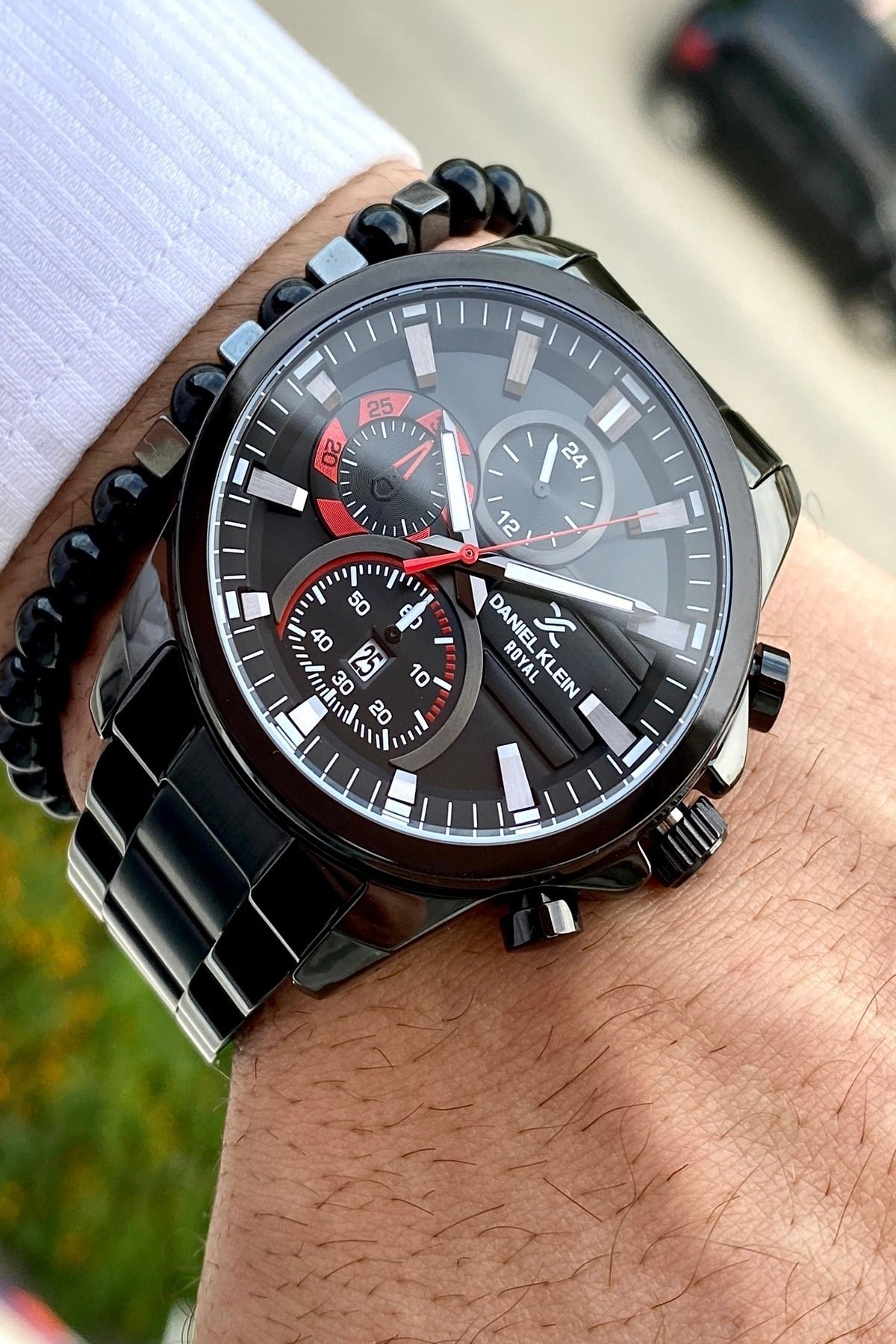 Marka Su Geçirmez Gümüş Renk Çelik Kordon Erkek Kol Saati Bileklik