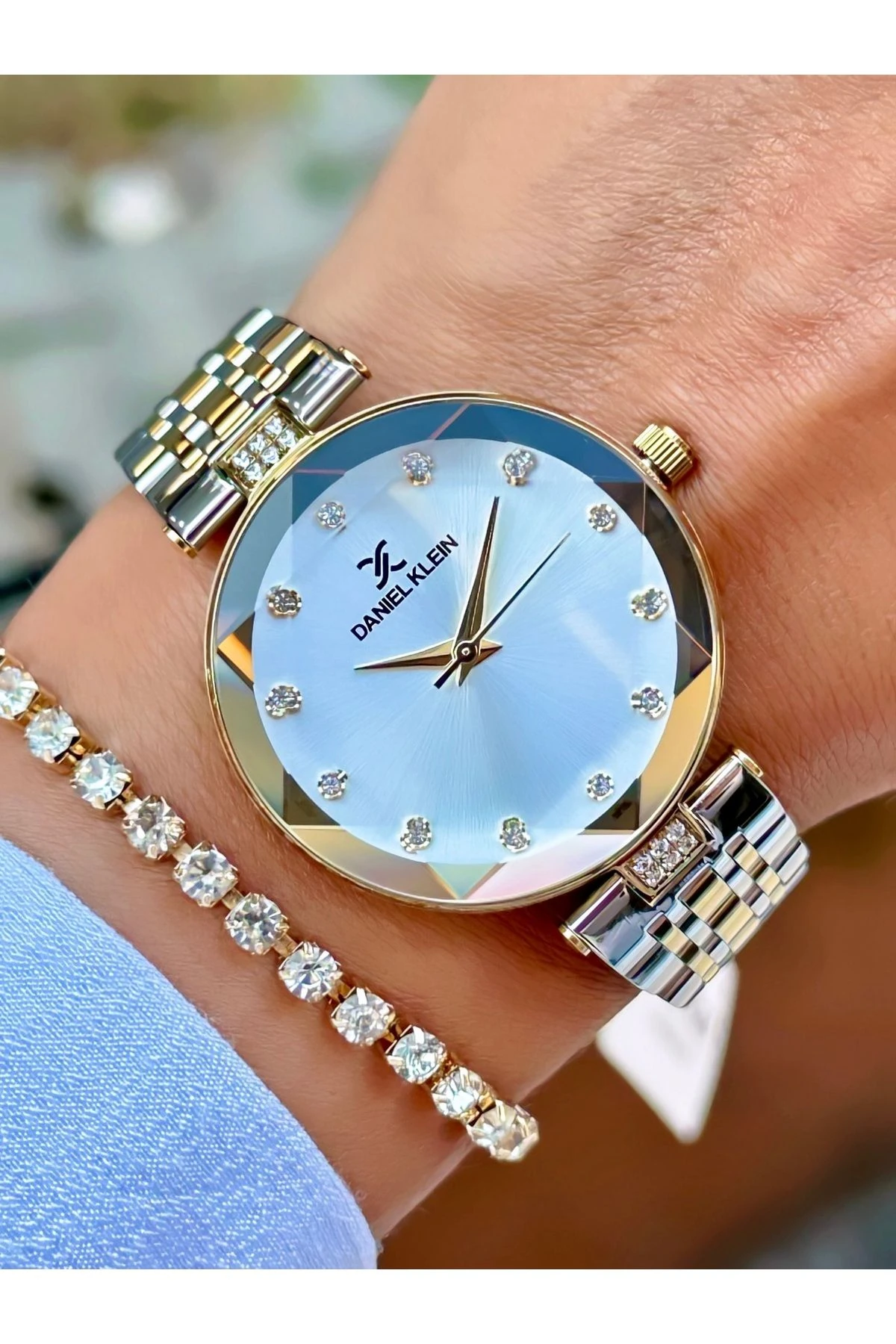 Çelik Kordon Kadın Kol Saati 3atmresistant 2 Yıl Garantili Bileklik Hediyeli(DK94239)