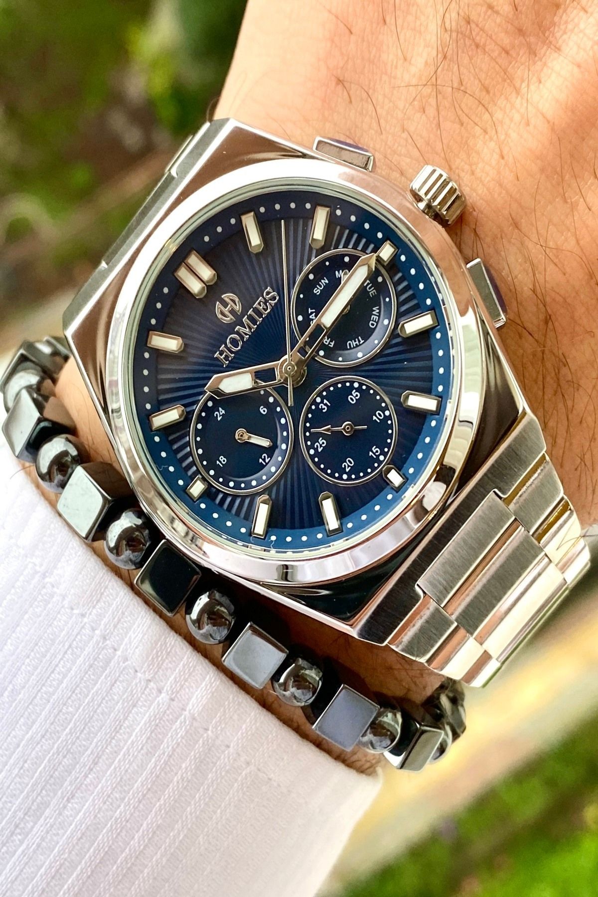 ERKEK KOL SAATİ 2 YIL GARANTİLİ TÜM FOKSİYONLARI AKTİF HEDİYELİK KUTUSU VE BİLEKLİK HEDİYELİ