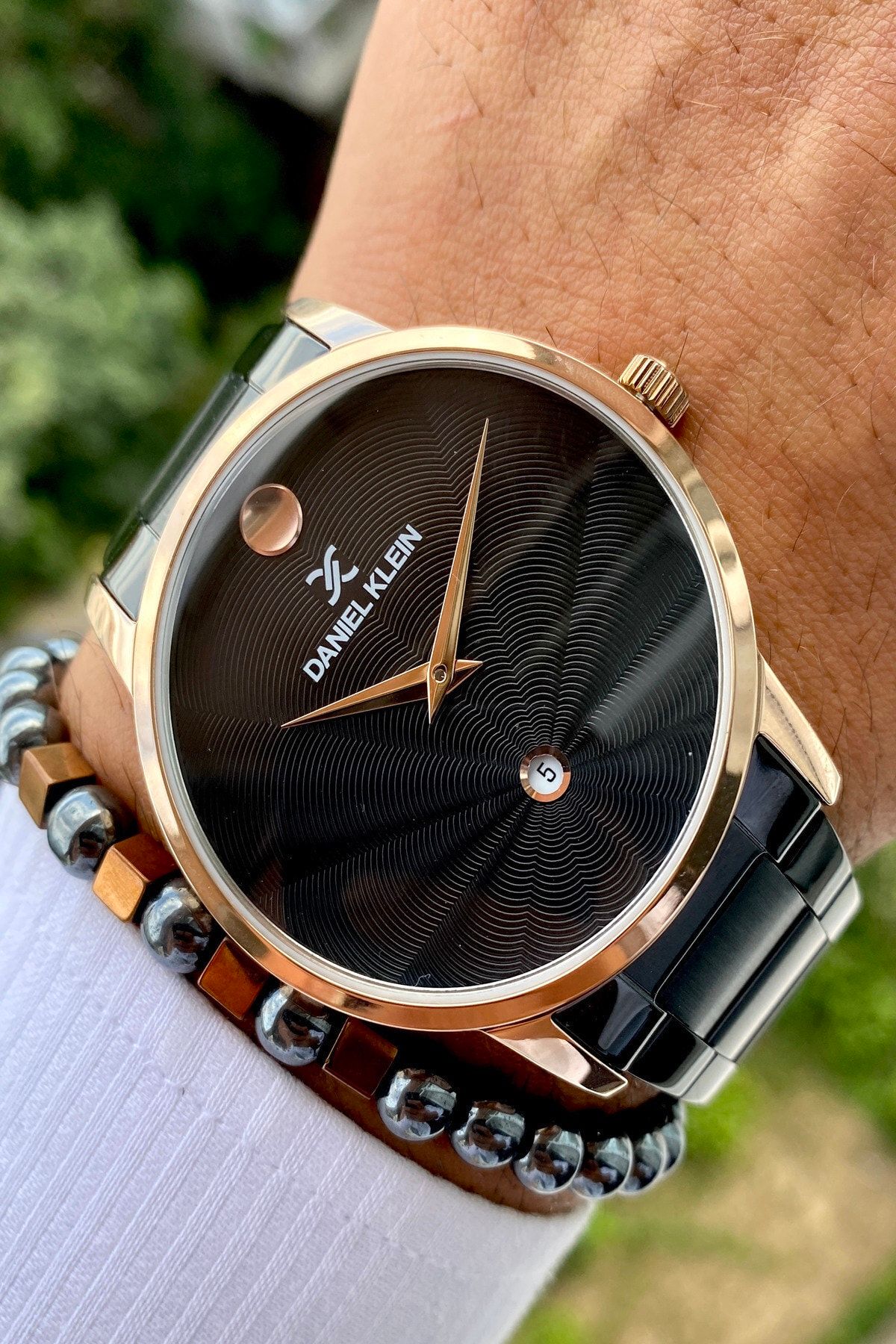 Çelik Kordon Erkek Kol Saati+bileklik