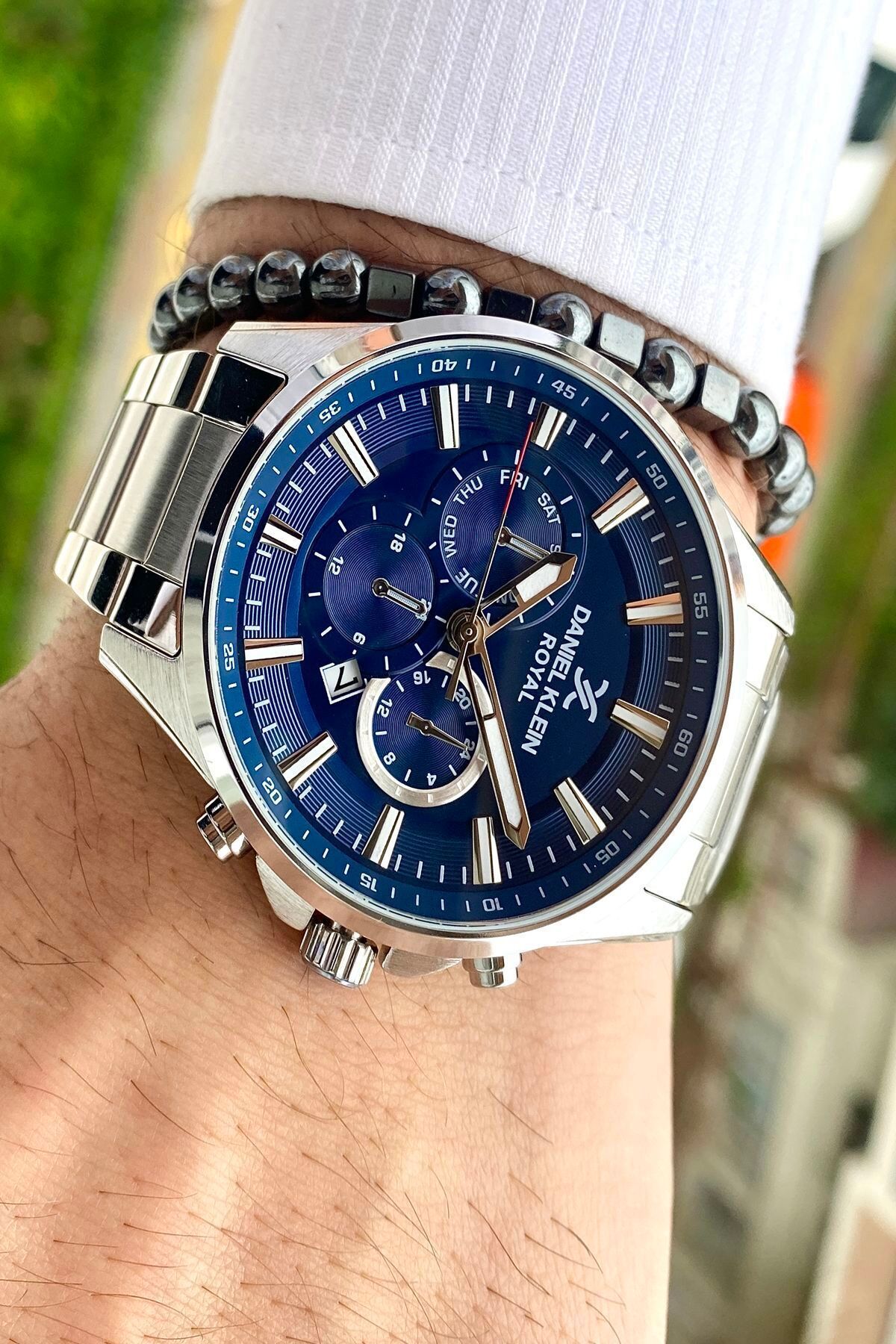 Paslanmaz Çelik Kordon Erkek Kol Saati+3 atm Su Geçirmez 2 Yıl Garantili dk64897236892