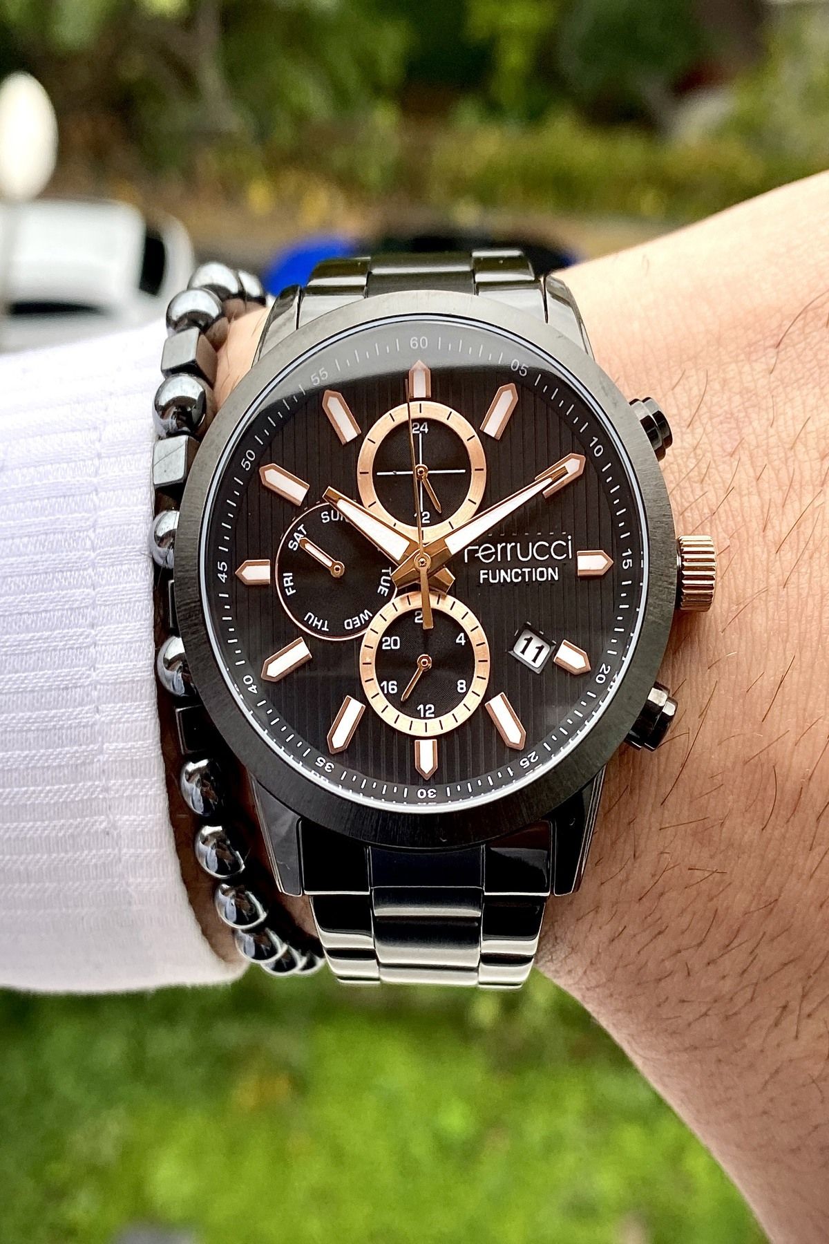 Functıon Tüm Fonksiyonları Aktif Erkek Kol Saati+Bileklik Hediyeli